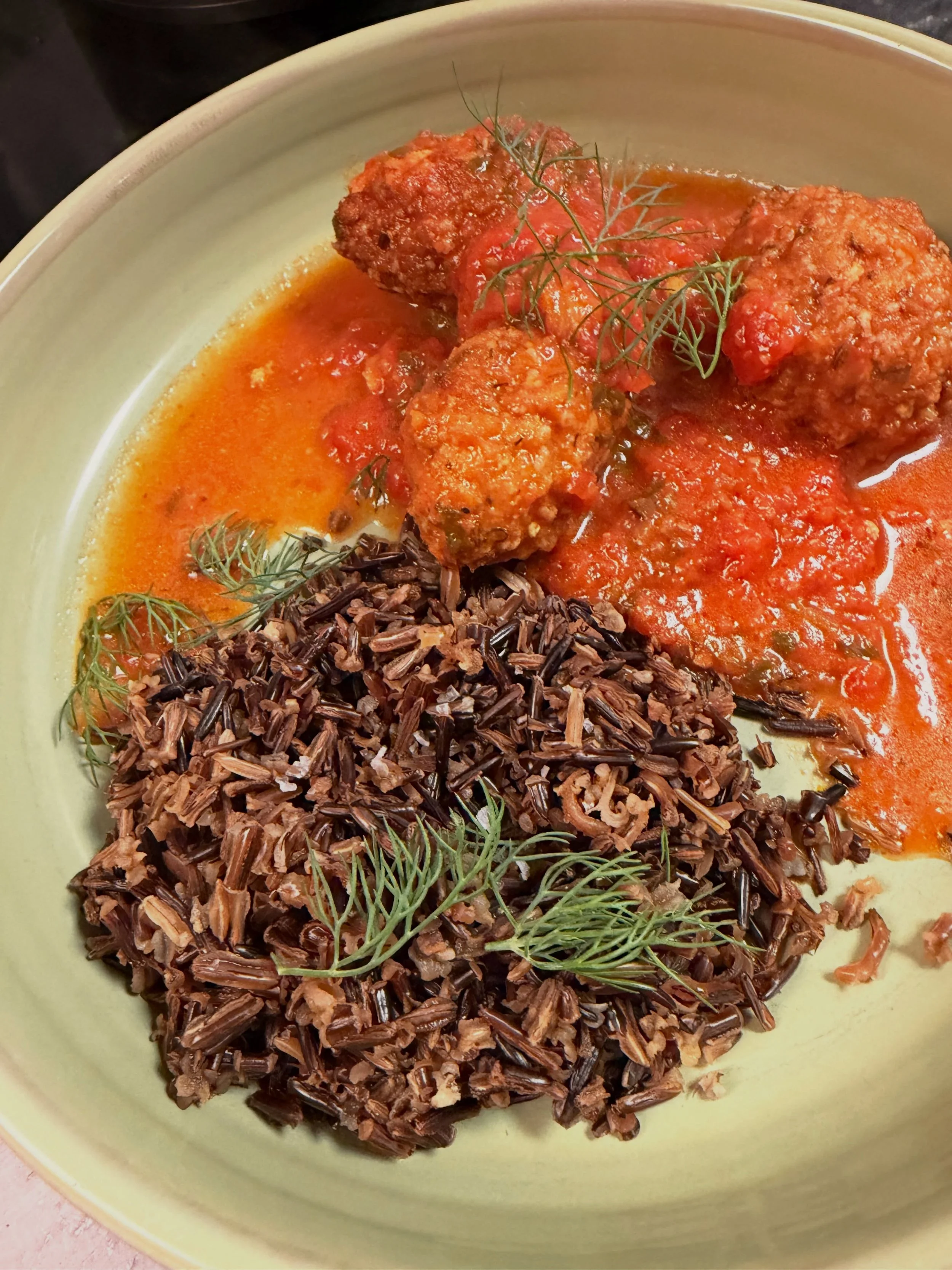 Fisch Kofta mit Wild Reis 
#zurfischerin #restaurant #food #goodfood #foodlover