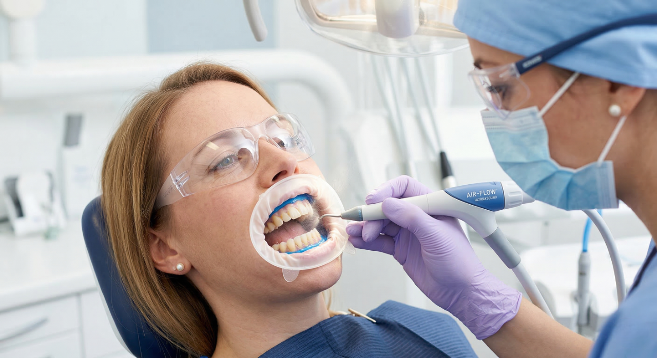 Professionelle Zahnreinigung: Der Ablauf – Wie Air-Flow und Ultraschall Ihr Lächeln schützen