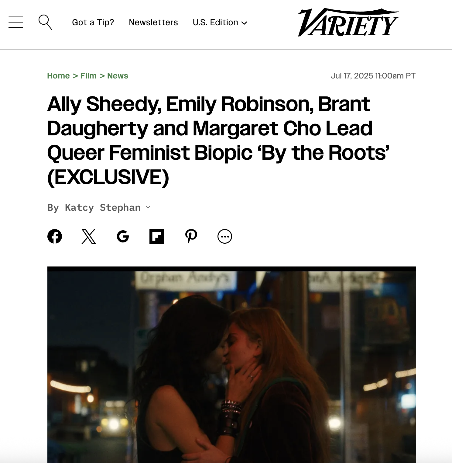 By the Roots in Variety Magazine!!