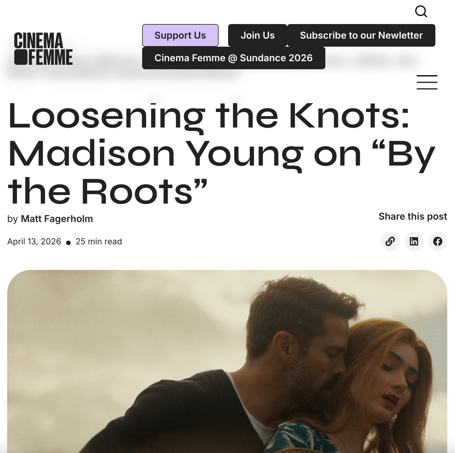 Cinema Femme LOVES By the Roots!