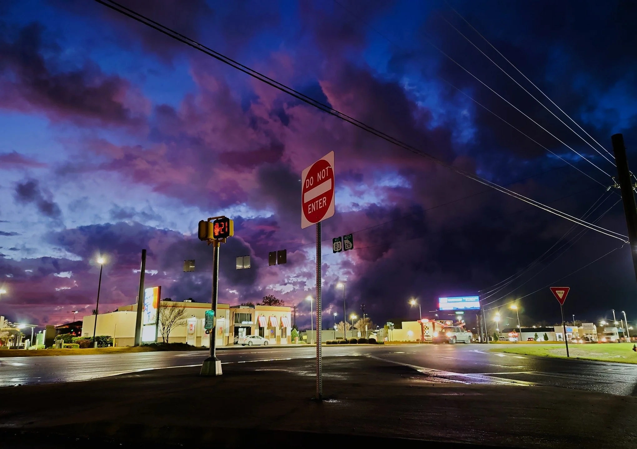 &quot;To expect myself to be perfect, is to expect myself to not be human&quot; wisdom from another artist. Revisiting old photos with one that embodied those vulnerabilities.

#perfectionism #twilighthour #conceptualphotography #purpleclouds #street