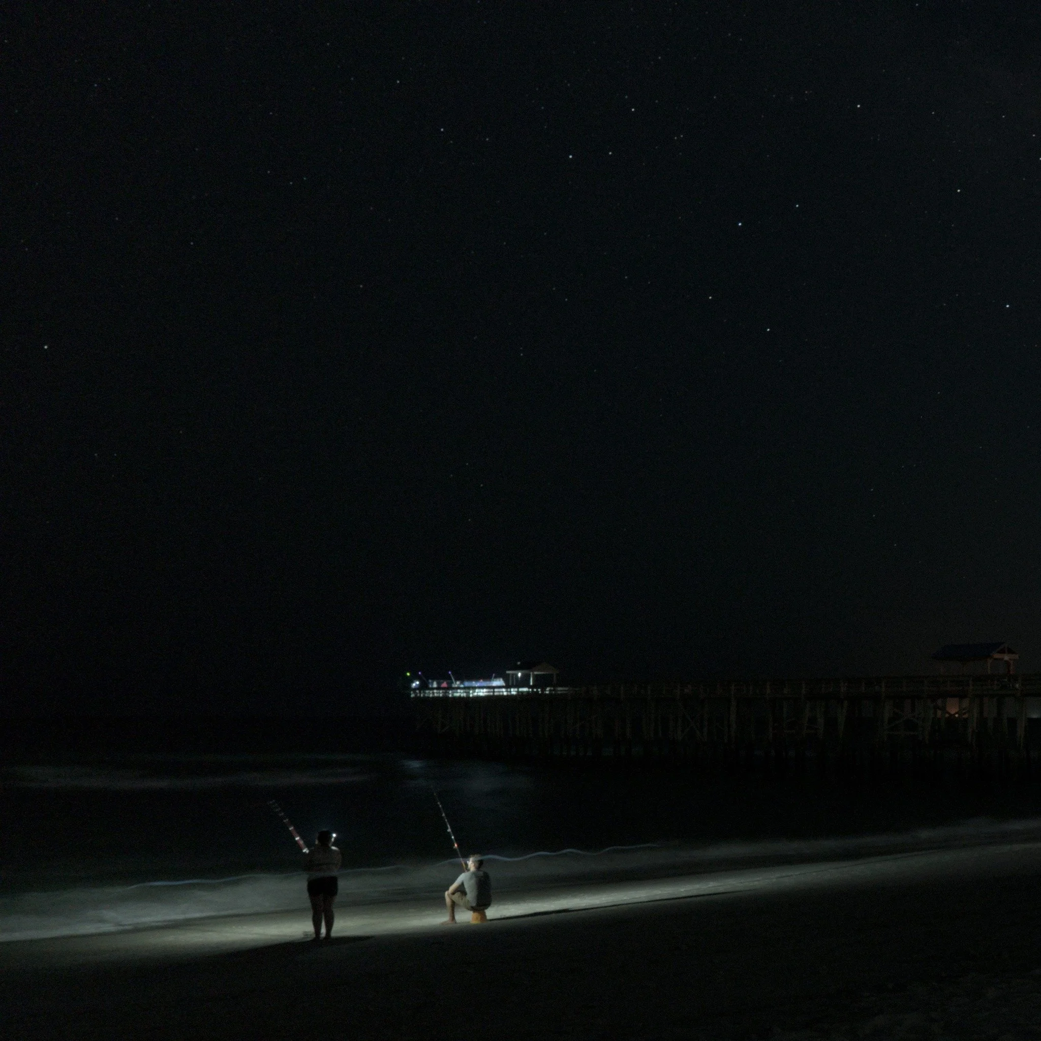 One of my favorite times capturing a moment, patience comes naturally with an ocean breeze and a starry path

#starrynight #beachwalk #saltyair #coastlinephotography  #oceanfishing