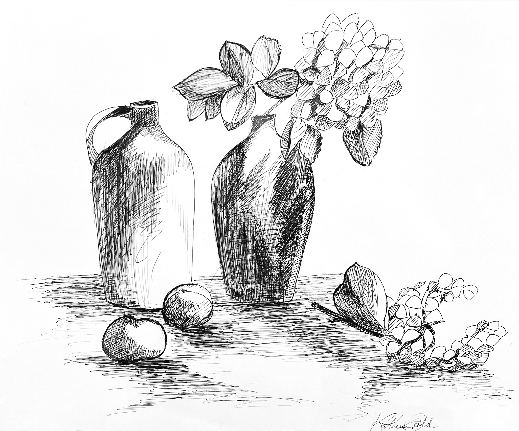 "Pen and Ink 7" Katharine Gould