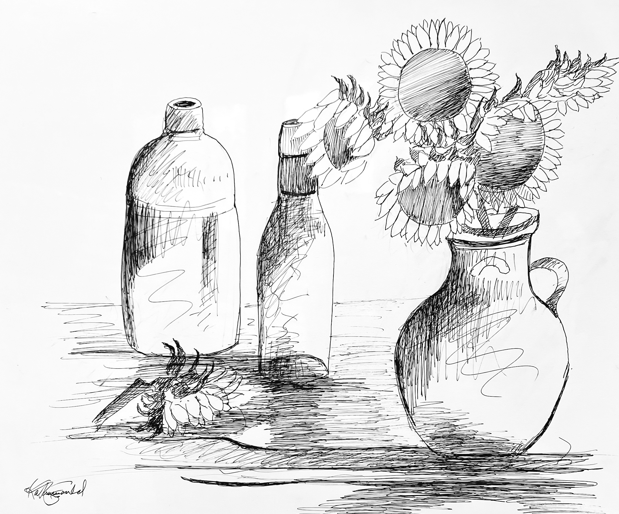 "Pen and Ink 6" Katharine Gould