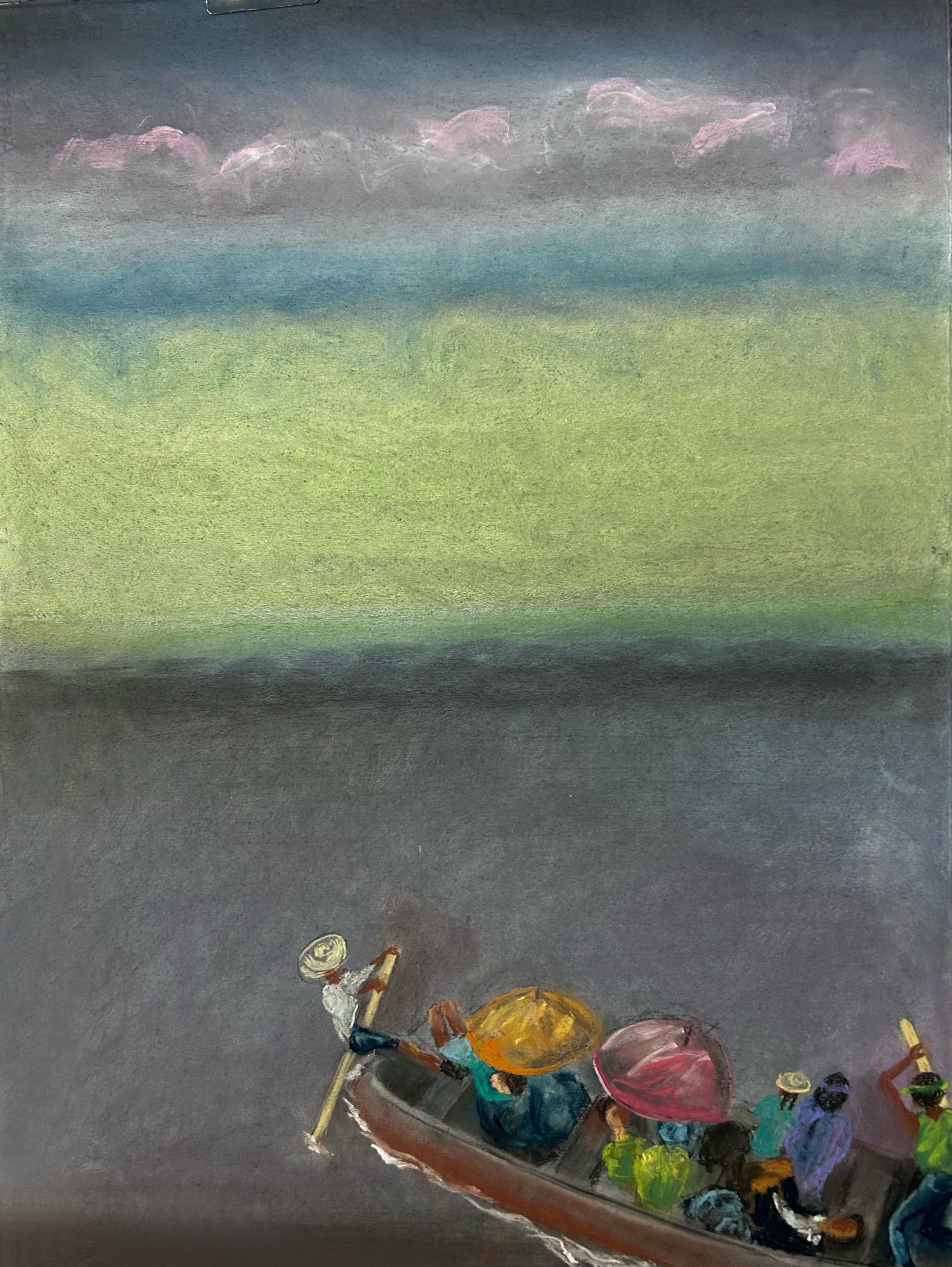 "TWILIGHT" PASTEL ON TEXTURED PAPER - 30"H X 23"W 
KATHARINE GOULD
2026