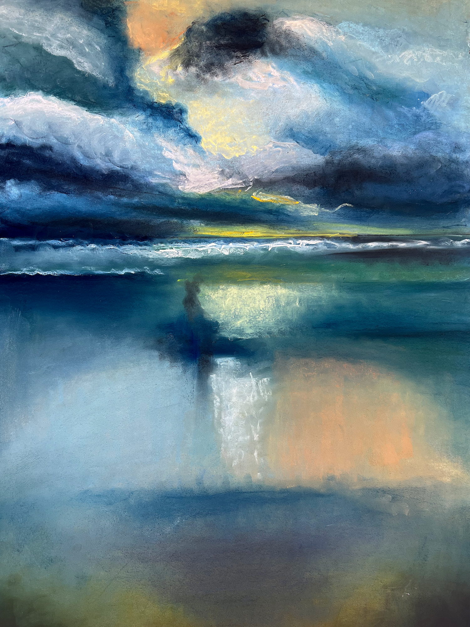 "CLOUD PUZZLE" (SOLD)
PASTEL ON TEXTURED PAPER - 52"H X37"W (FRAMED)
KATHARINE GOULD
2023