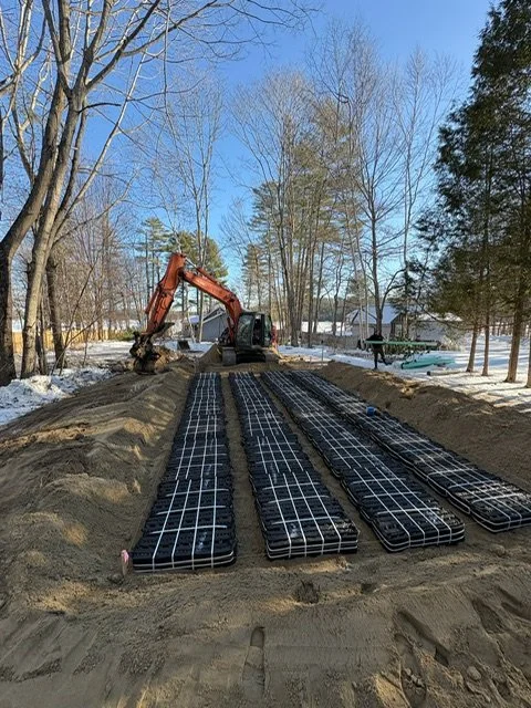 septic system replacement on lake in Litchfield Maine.JPG