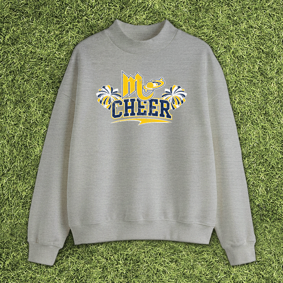 Mars Cheer "Vintage Cheer" Mock Crewneck