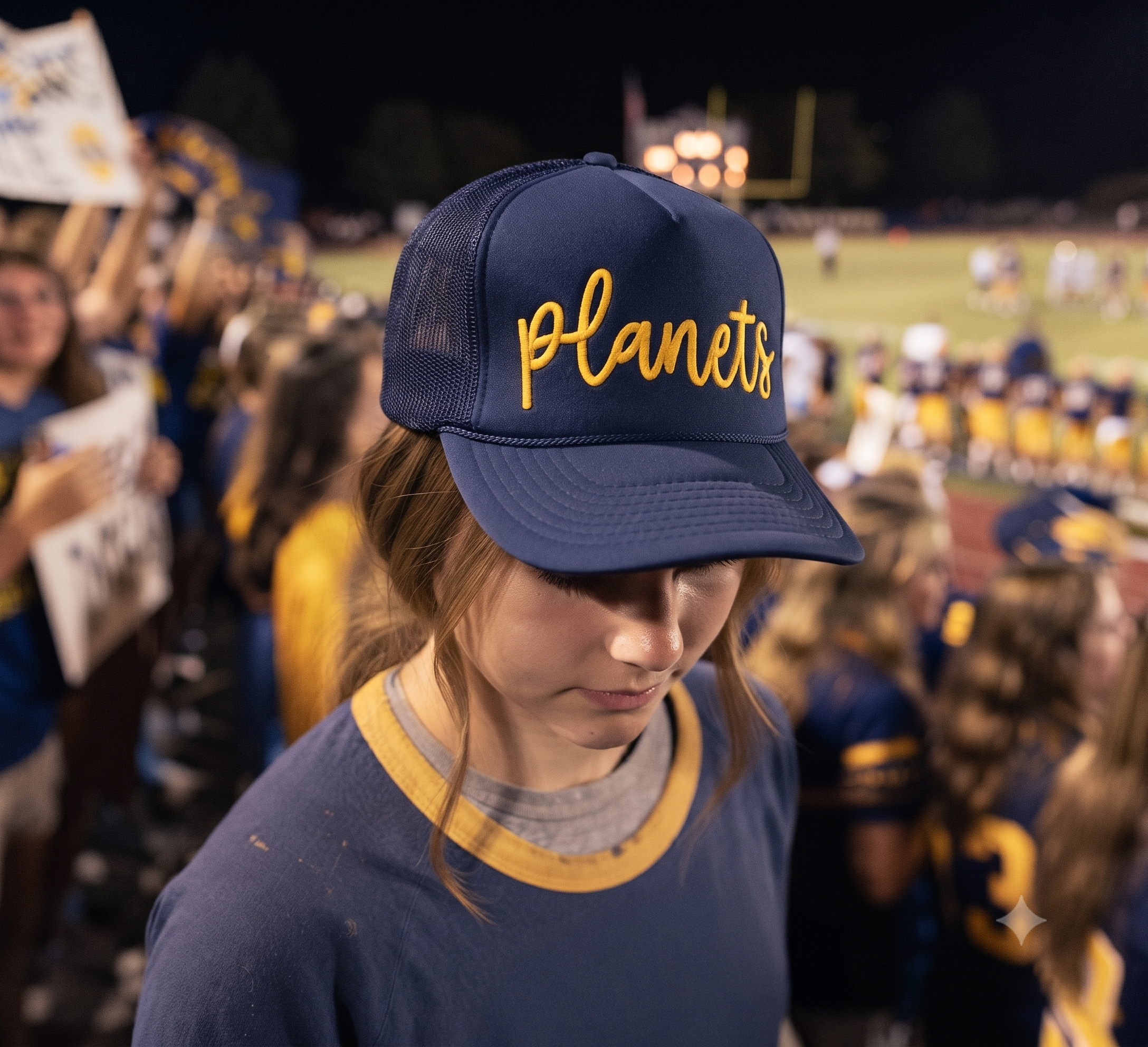 Mars "Planets Script" Foam Trucker Hat