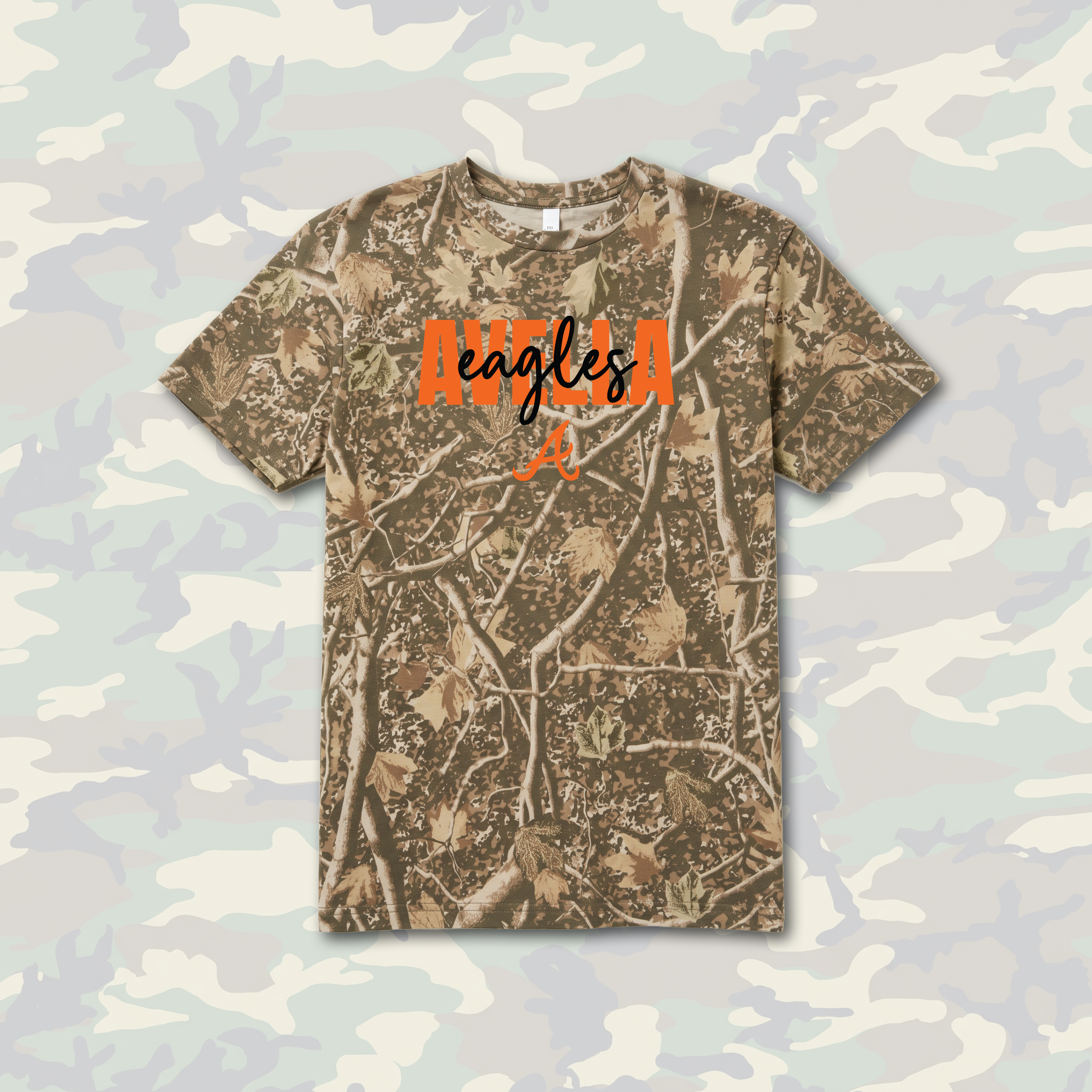 Avella NHS "Camos for a Cause" CAMO LEAF T-shirt