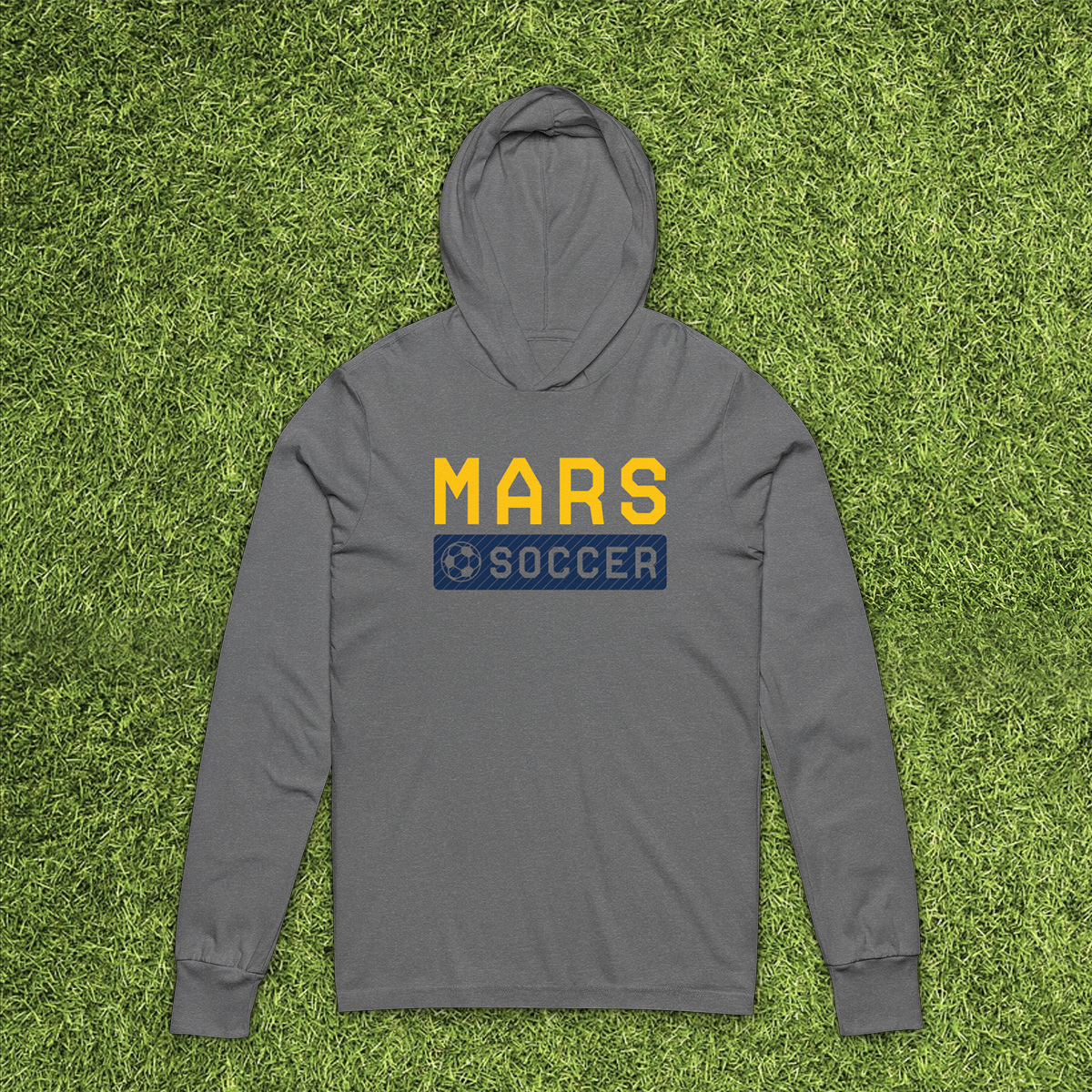 College Sans Grey Hooded Tee.png