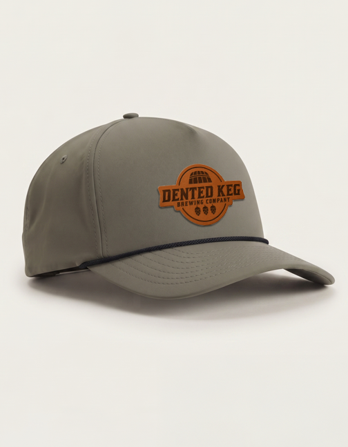 Dented Keg Leather patch hat