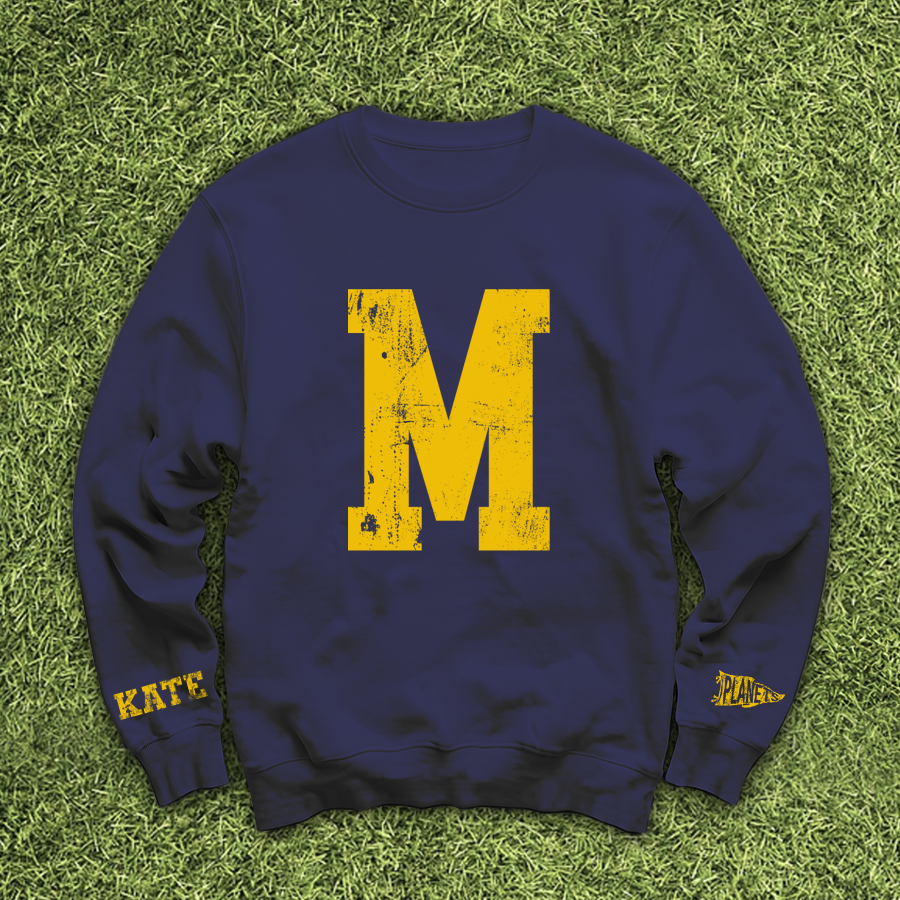 Mars Cheer "Distressed M" Crewneck Sweatshirt