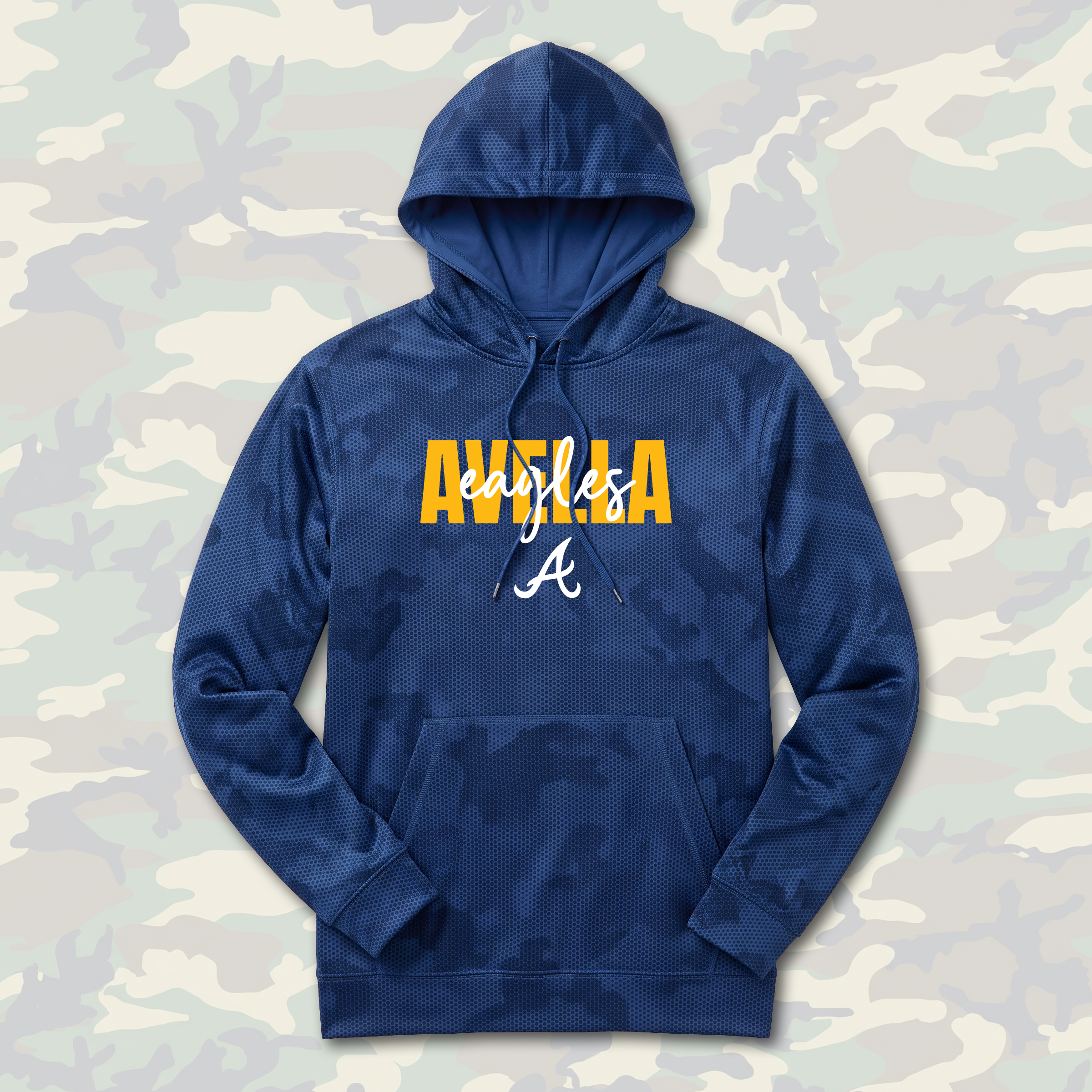 Avella NHS "Camos for a Cause" BLUE CAMO Hoodie