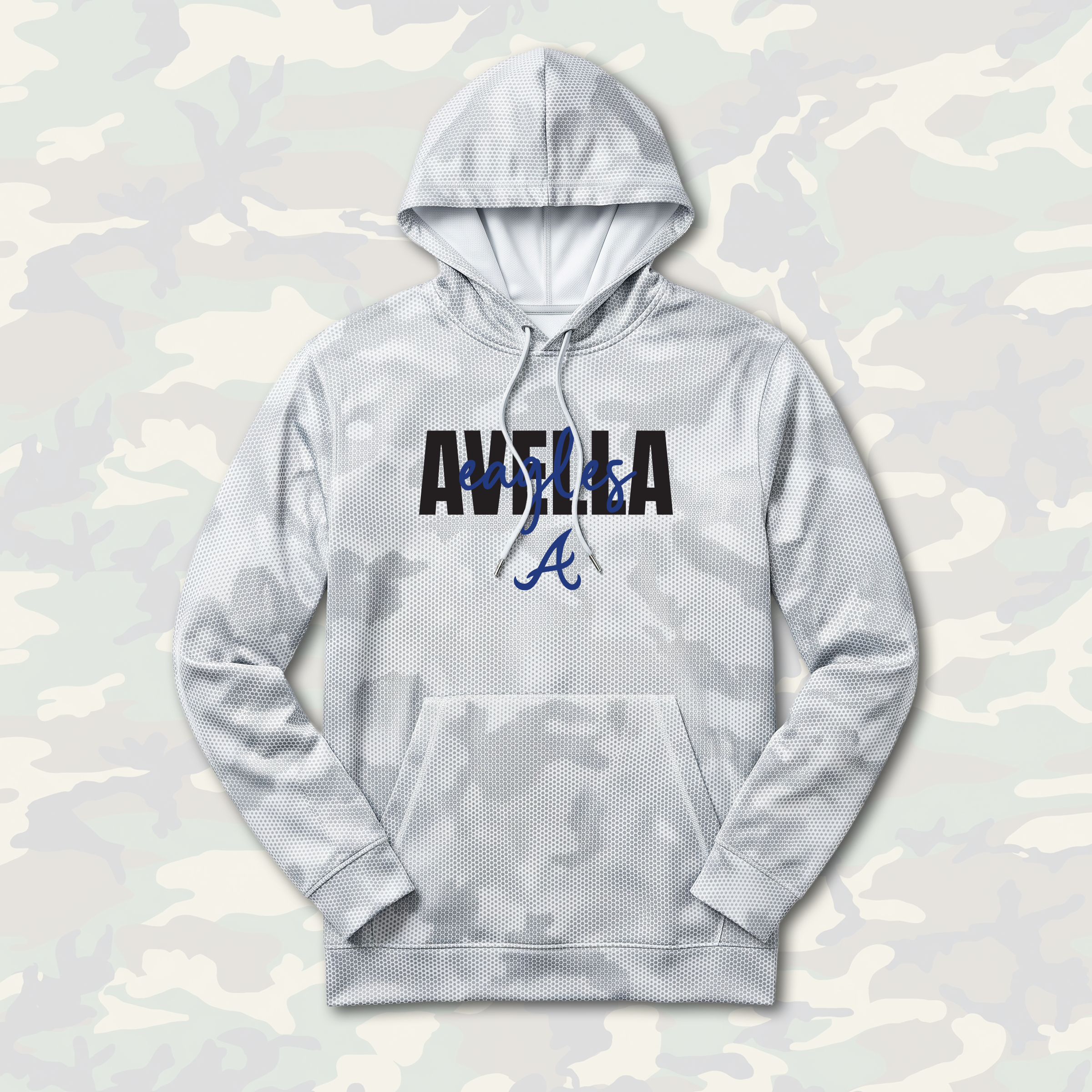 Avella NHS "Camos for a Cause" WHITE CAMO Hoodie