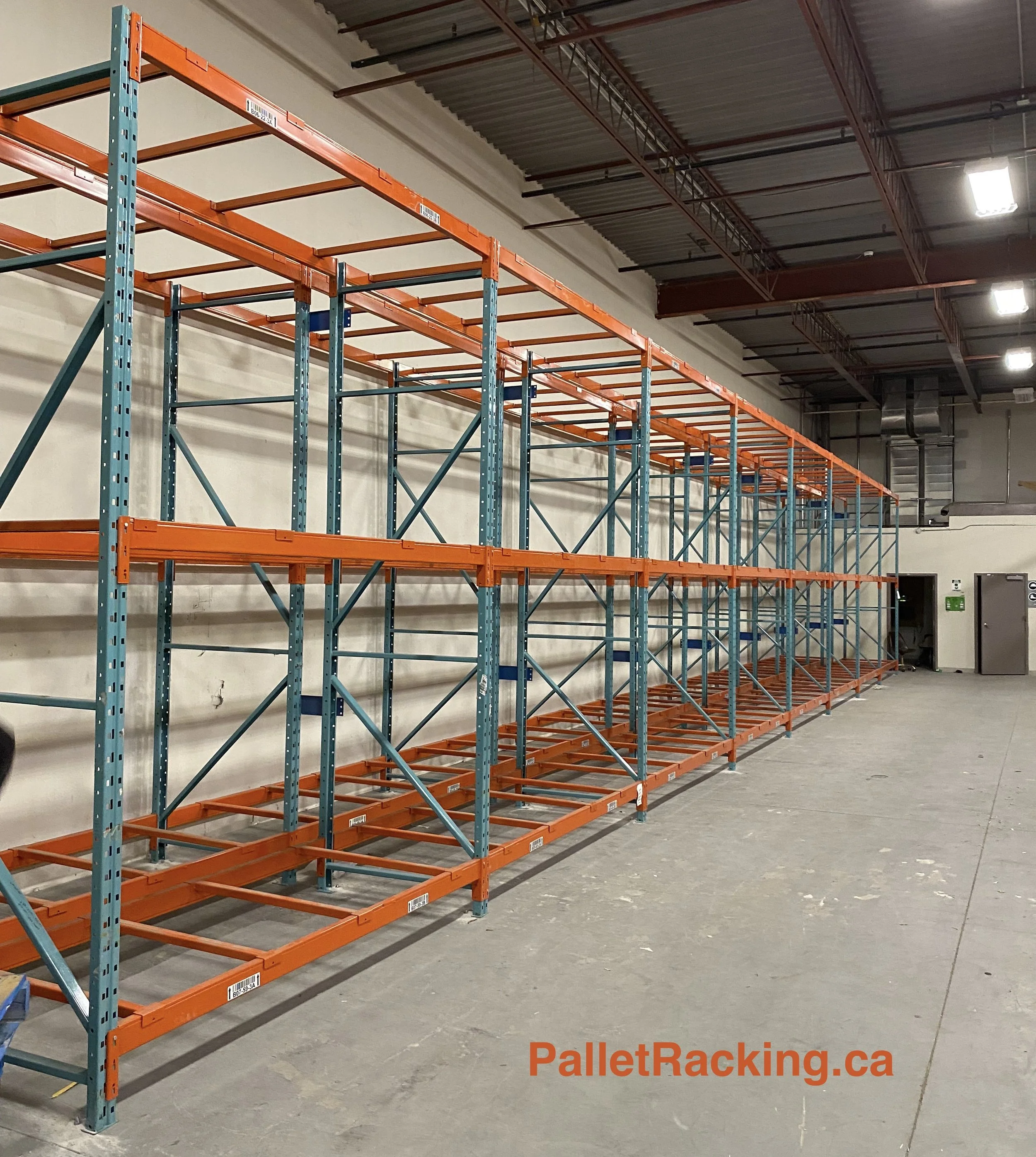 double deep used RediRack pallet racking warehouse storage system