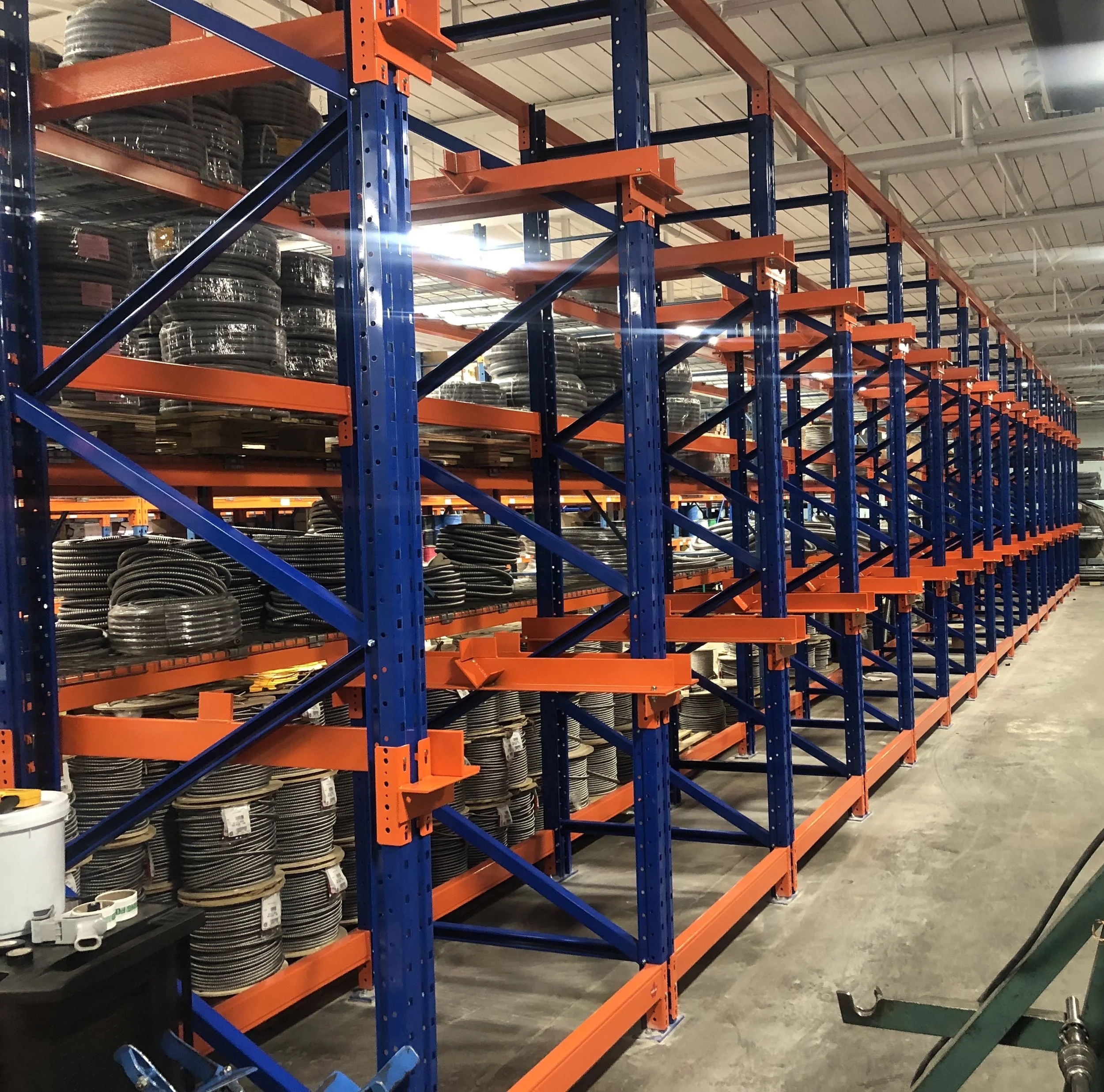 Custom pallet racking storage solutions - reel rack
