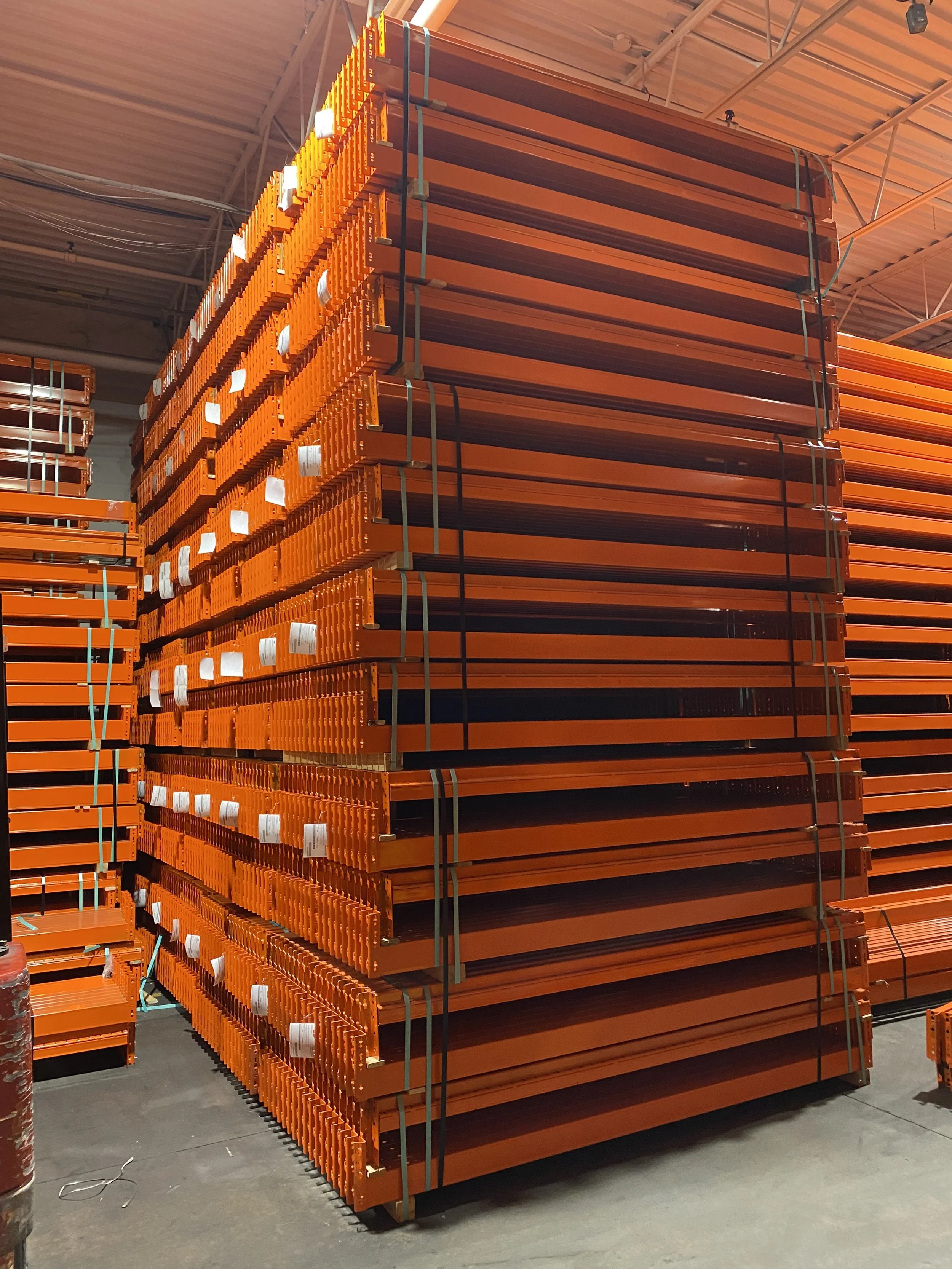 1000's of new RediRack pallet racking beams in stock