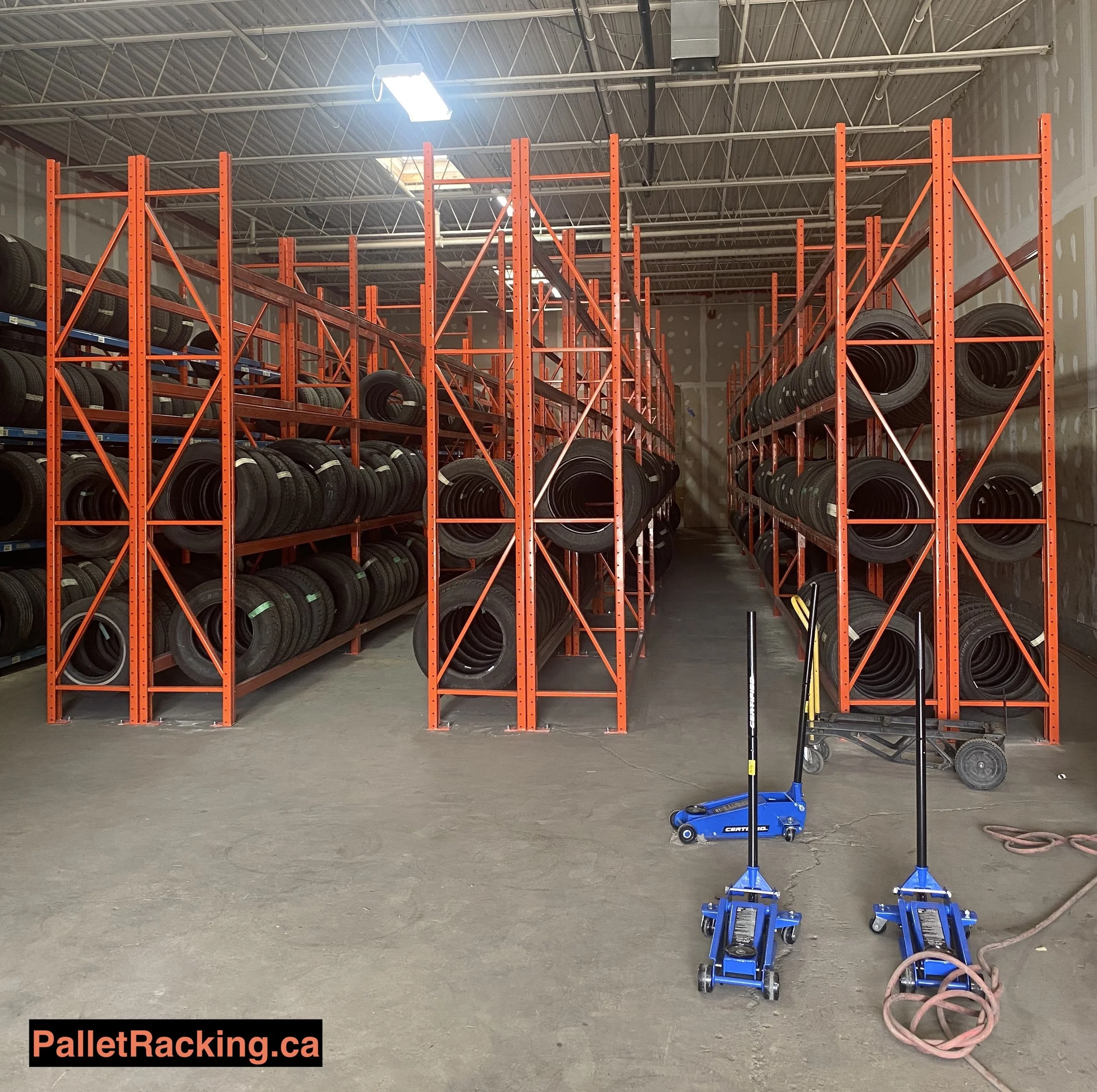 Supply and install tire storage racking from our in-house stock