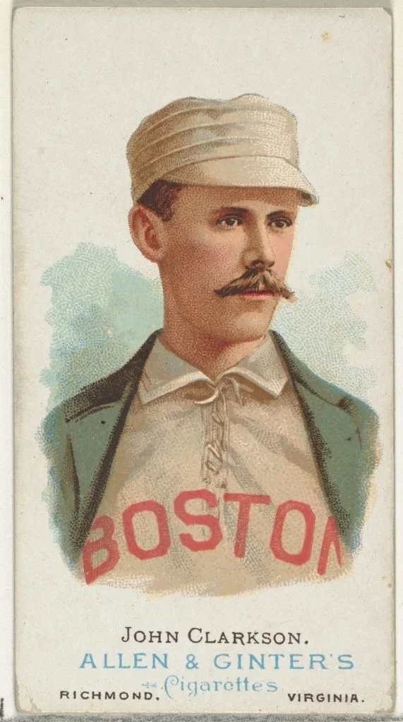 Allen & Ginter cards from the late 1800s were some of the first baseball cards, originally included in cigarette packs as stiffeners and featuring detailed, colorful illustrations of players.