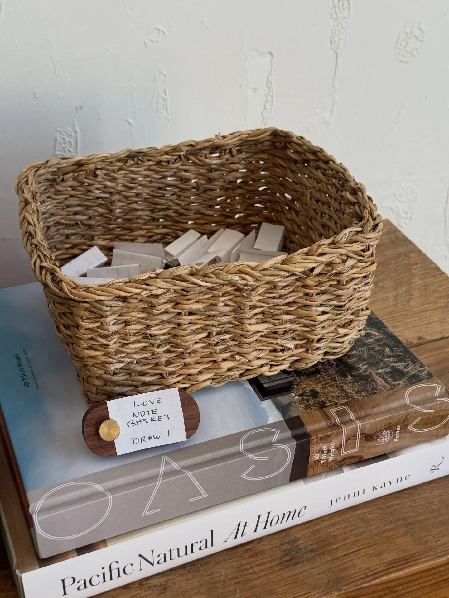 Tomorrow is Valentine&rsquo;s Day! We&rsquo;re doing a Love Note Basket at the shop 💌 each note has a prompt to show someone you care, along with a shop offer. 

There&rsquo;s discounts and freebies mixed in, so come grab one, shop awhile, and tell 