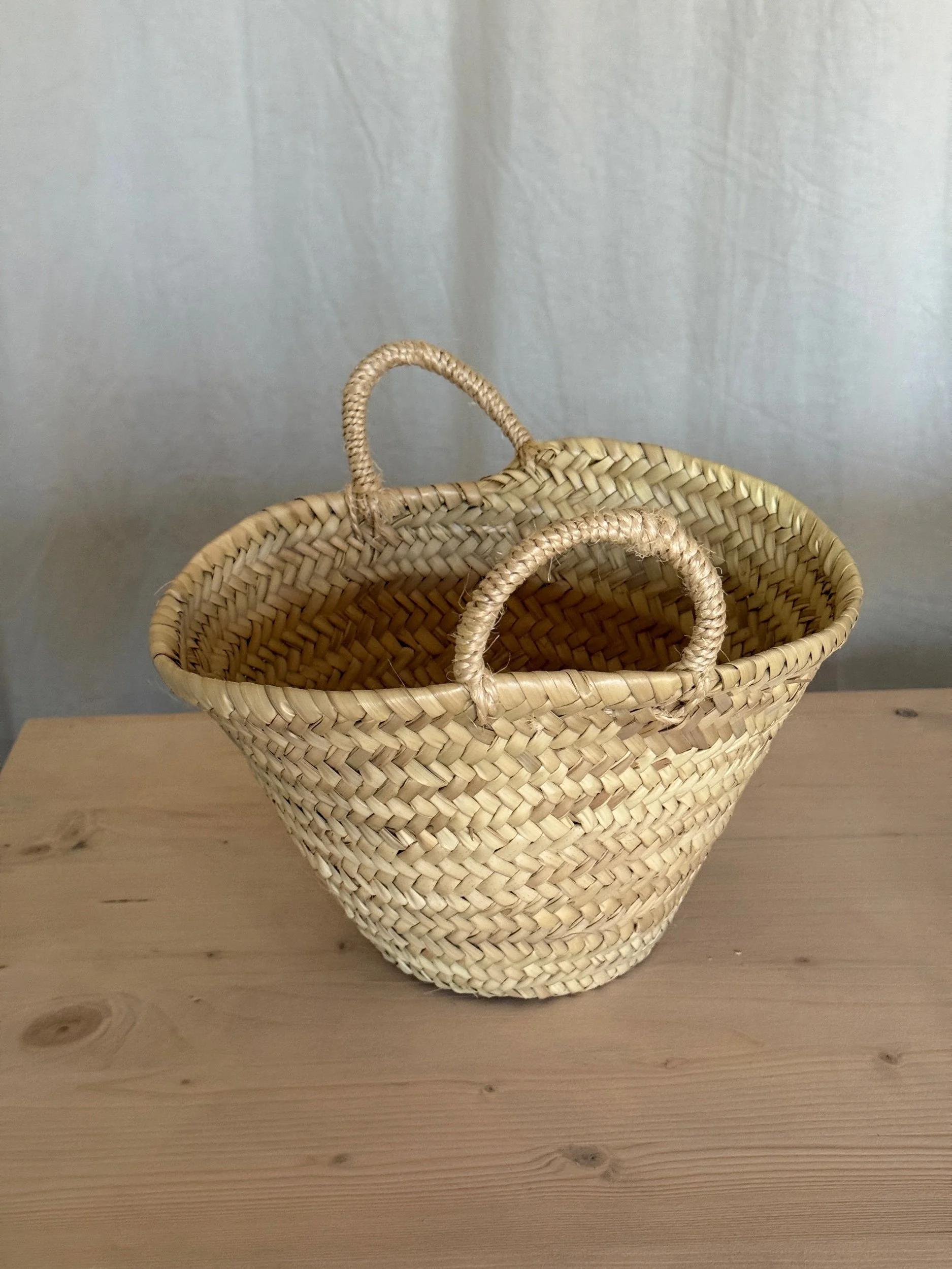 Mini French Market Basket