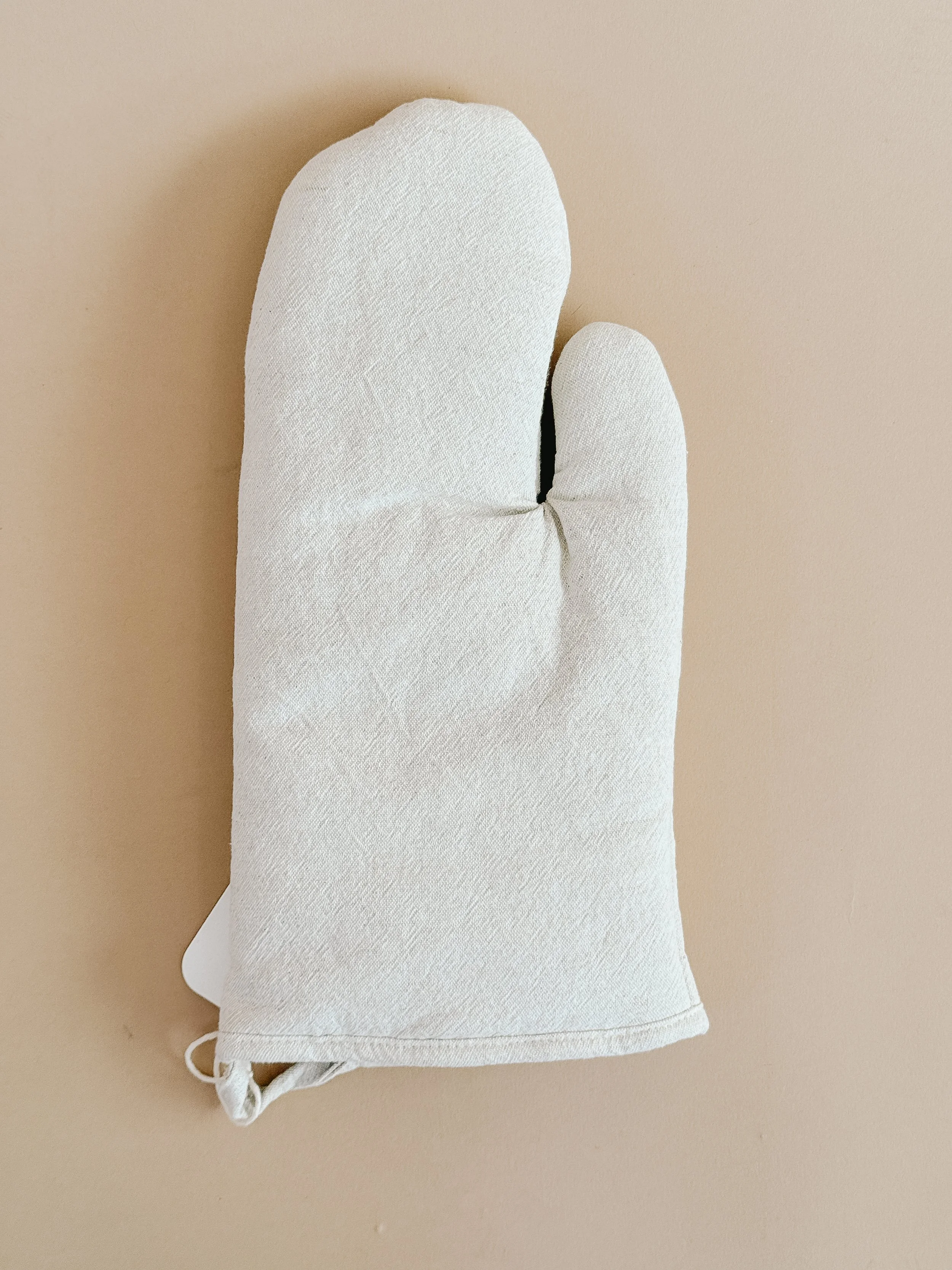 Natural Cotton Oven Mitt