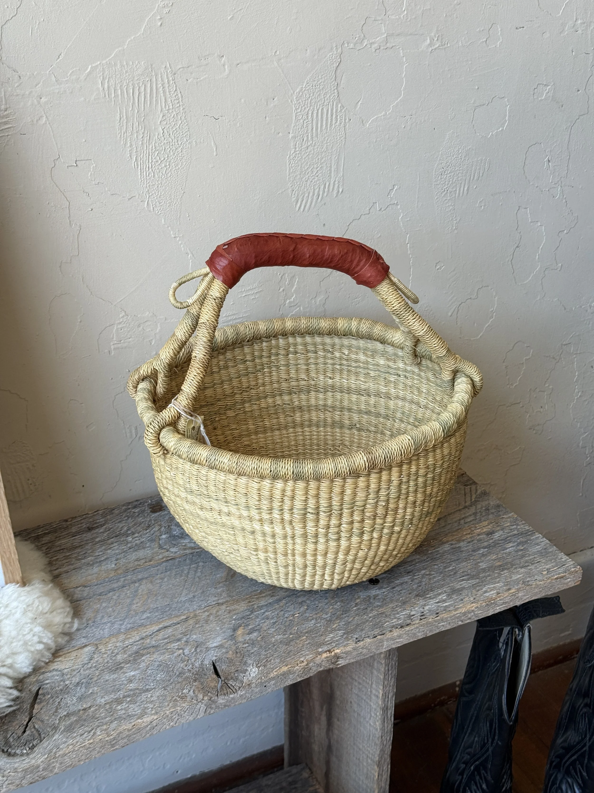 Handwoven Bolga Basket