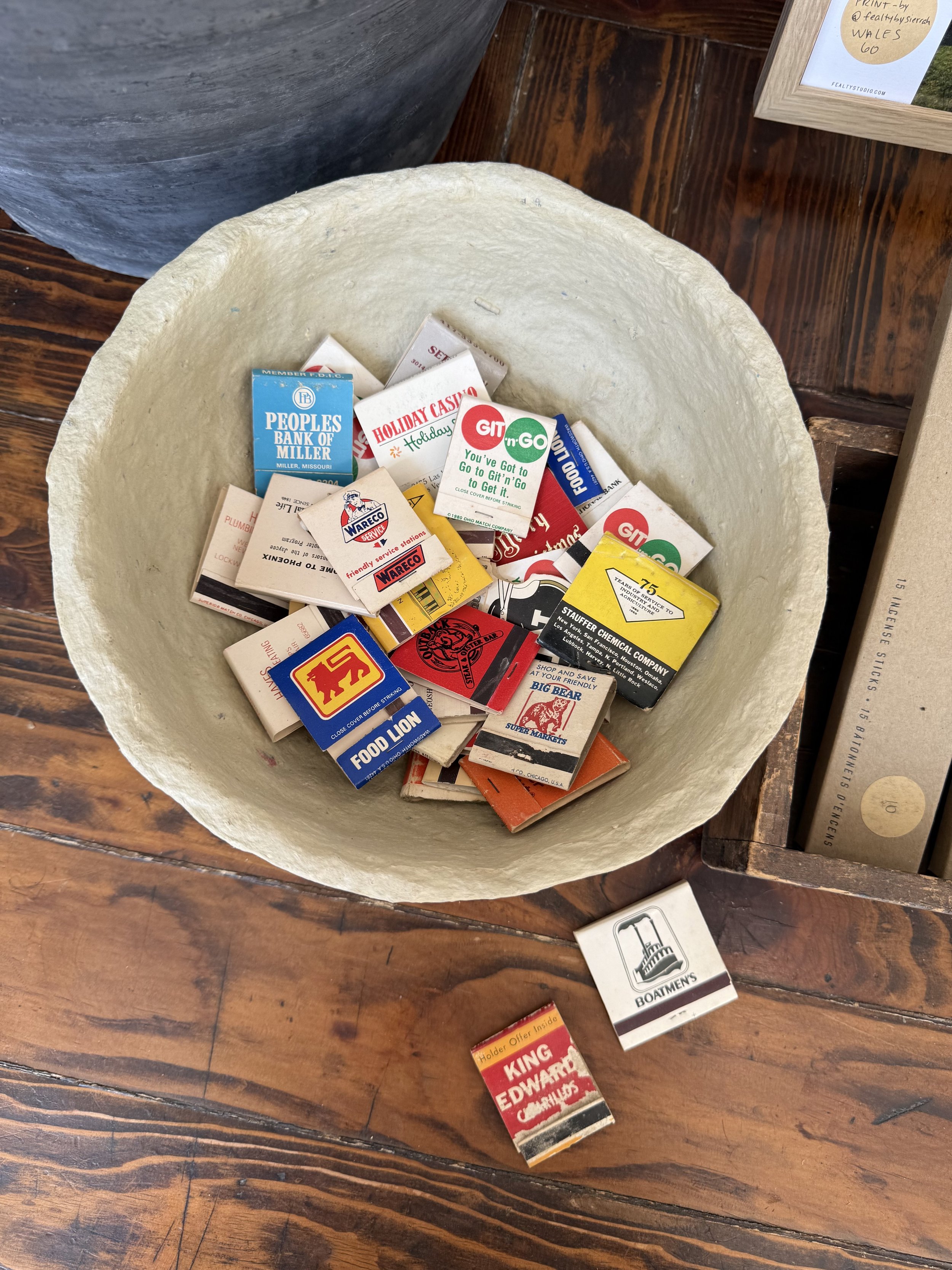 Mystery Vintage Matchbooks - Set of 3