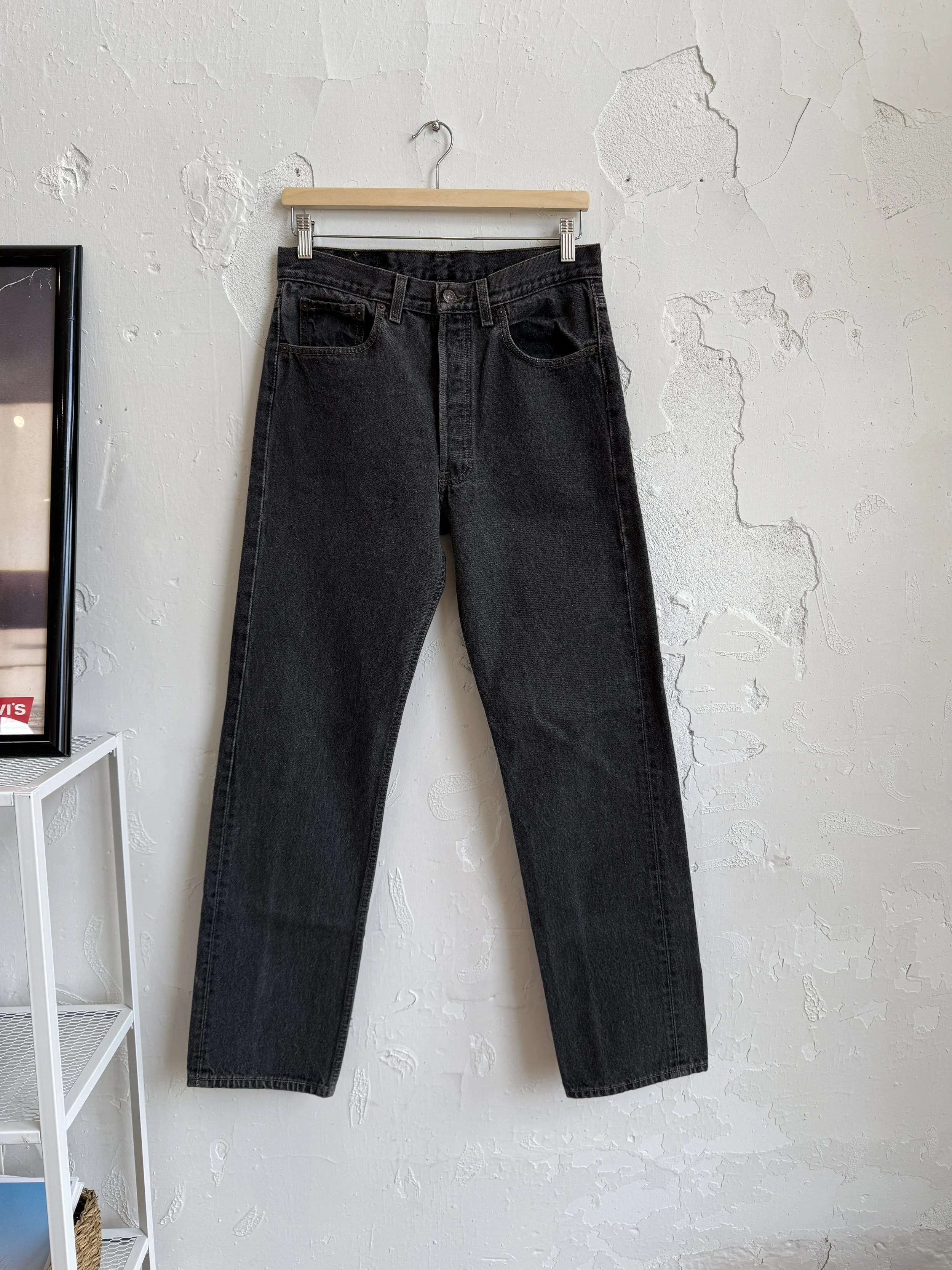 vintage gray levi's 501 jeans - Size 27"