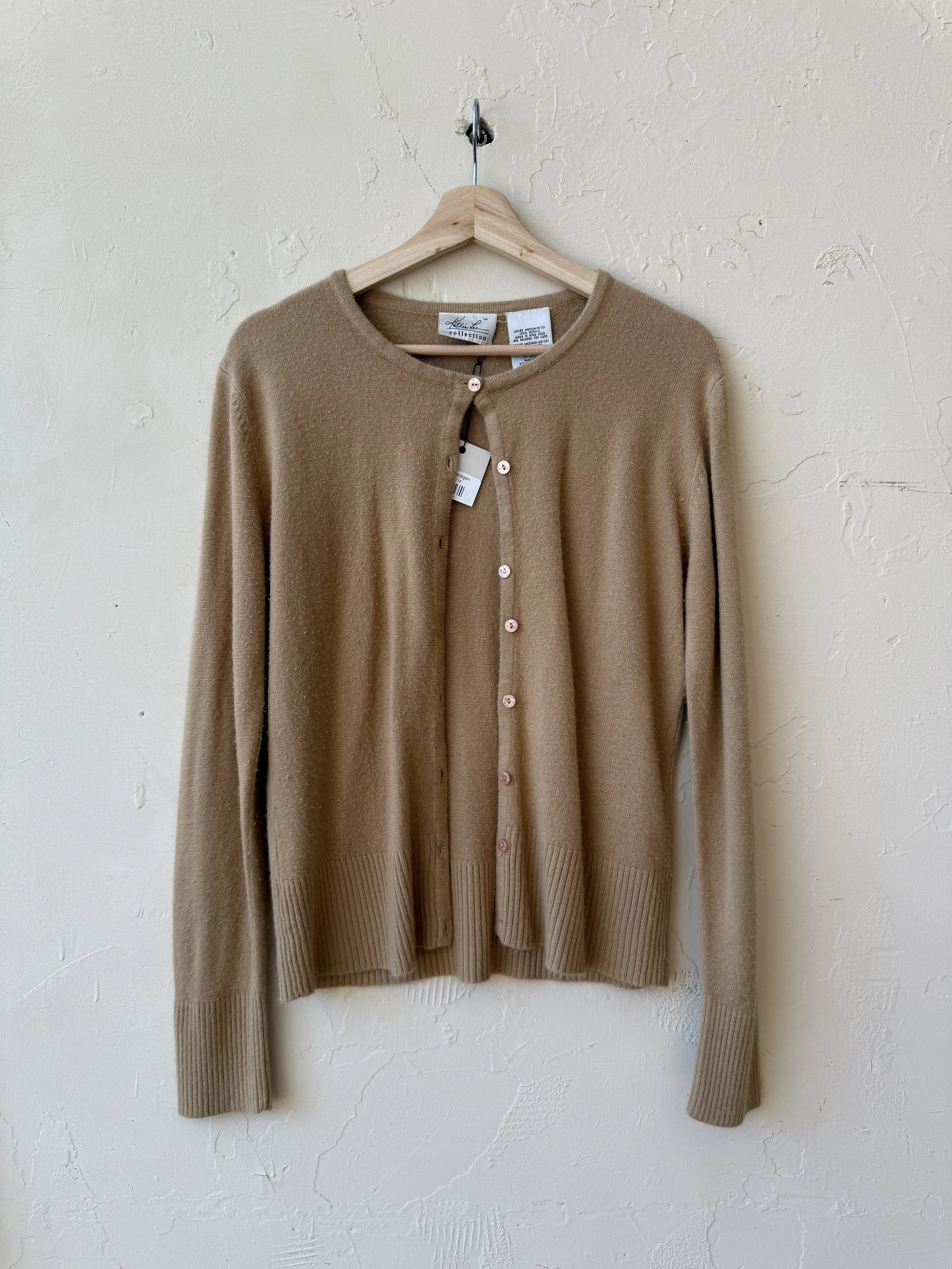 Camel Cardigan - M