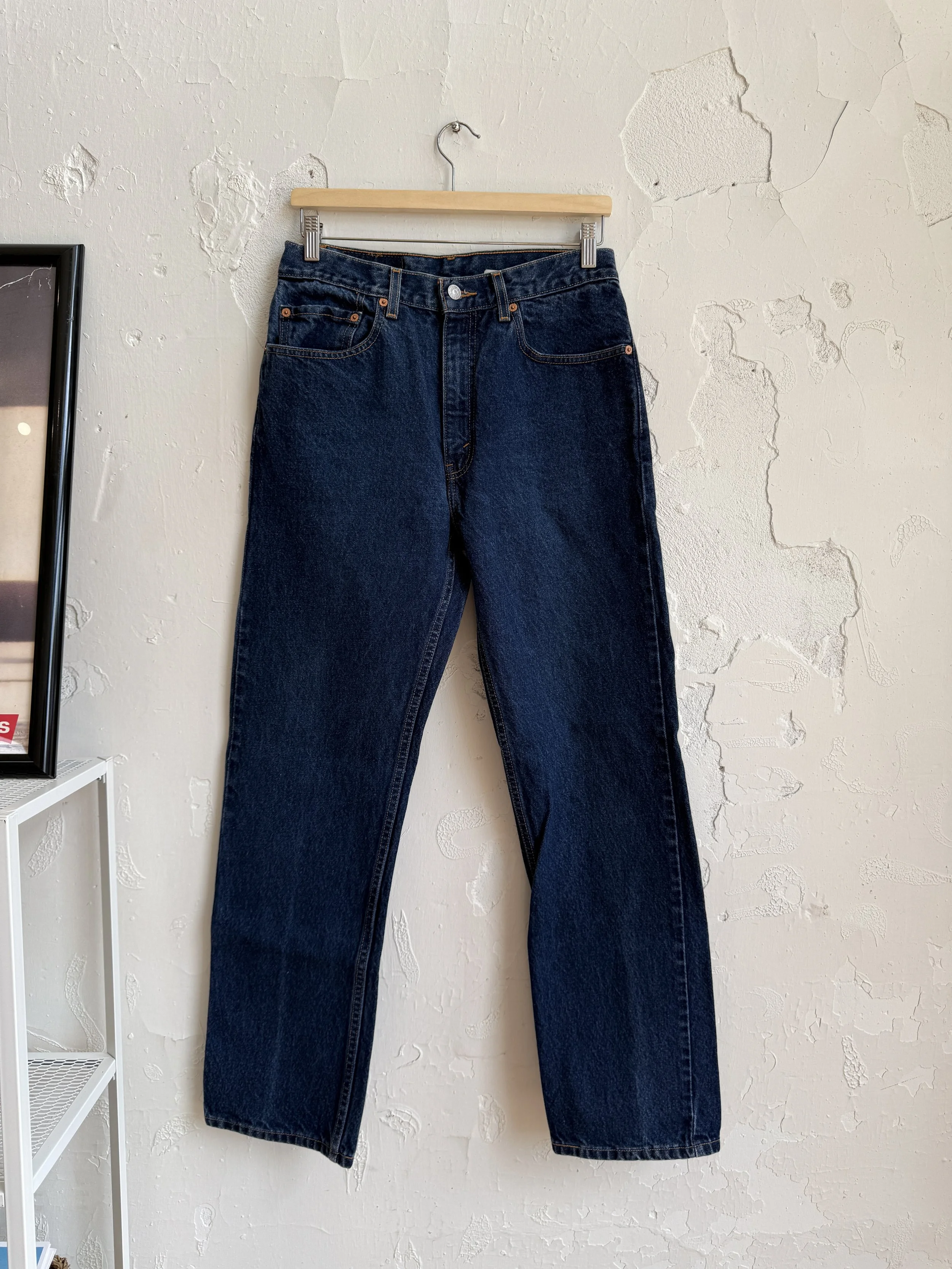 vintage levi's 505 dark blue jeans - Size 29"