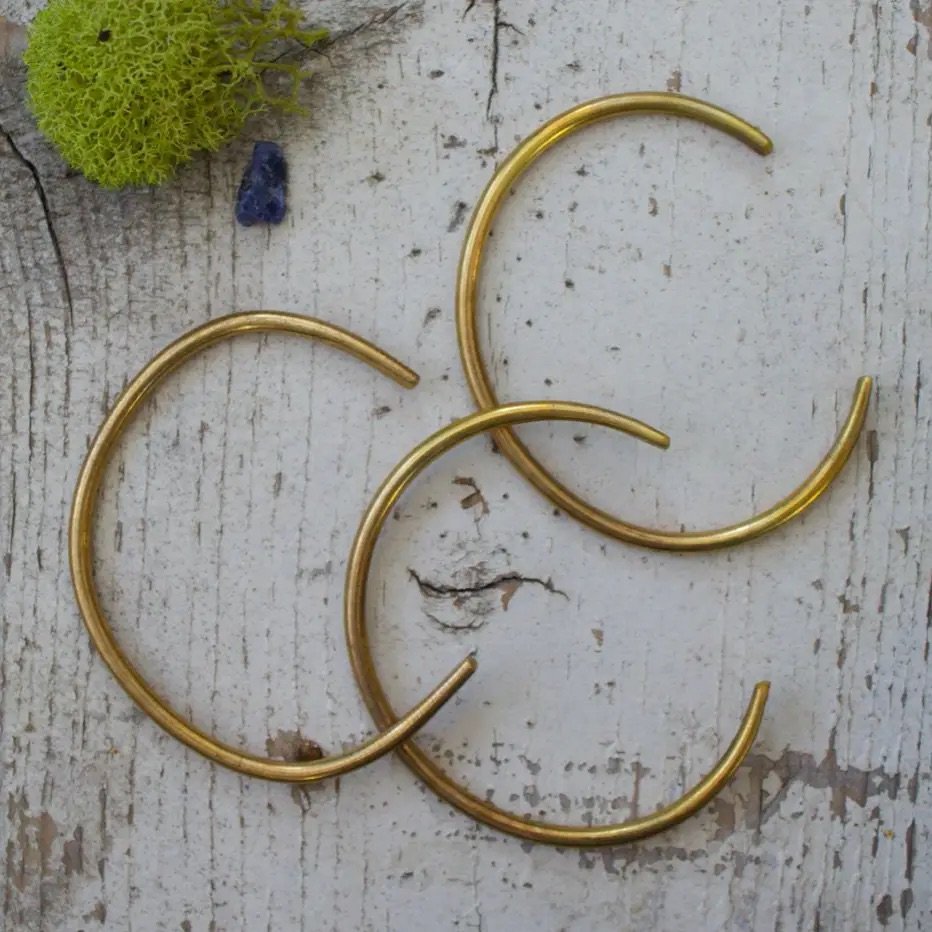 Minimalist Brass Cuff