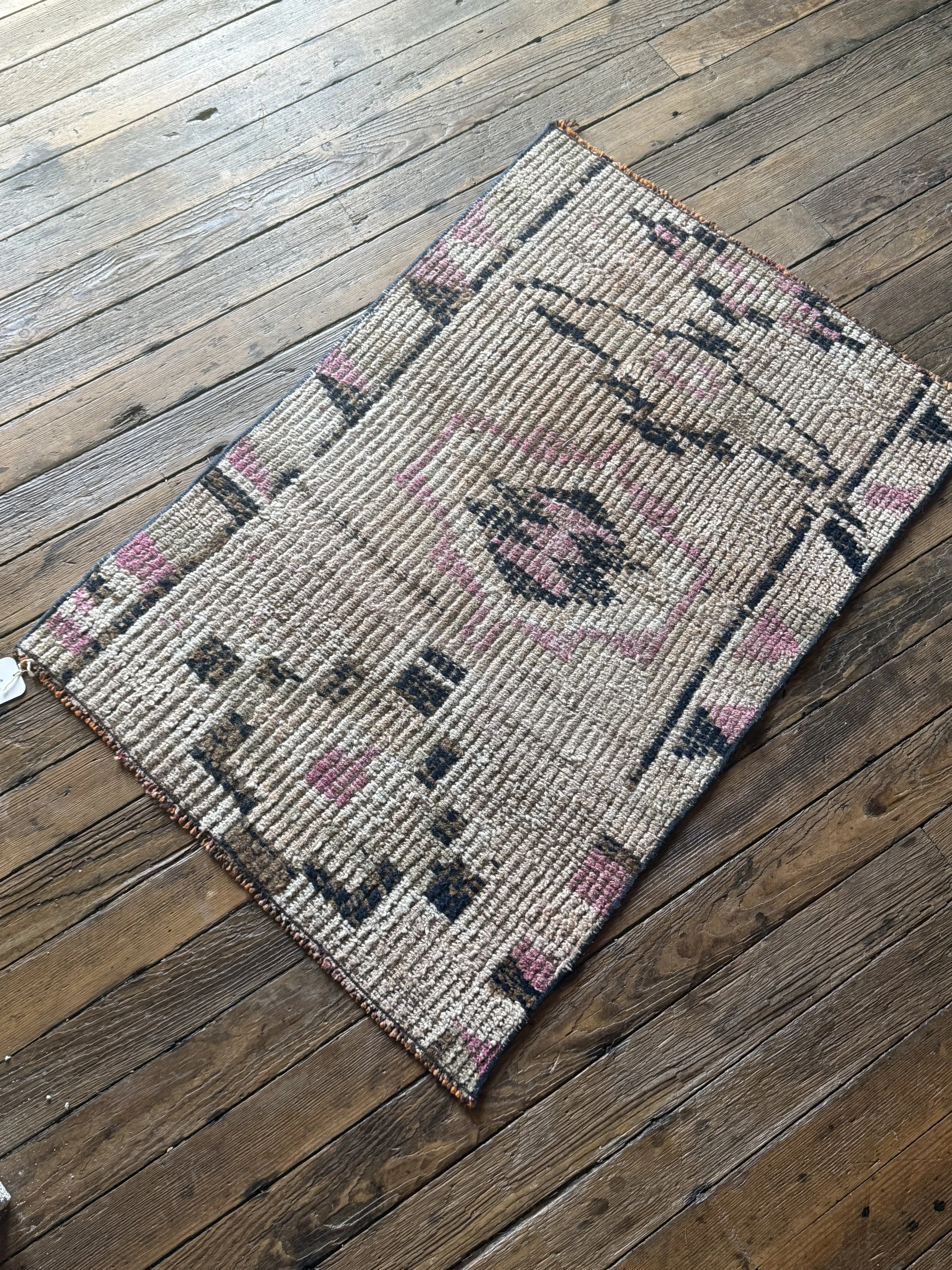 Mini Vintage Turkish Rug - Canyon Blush