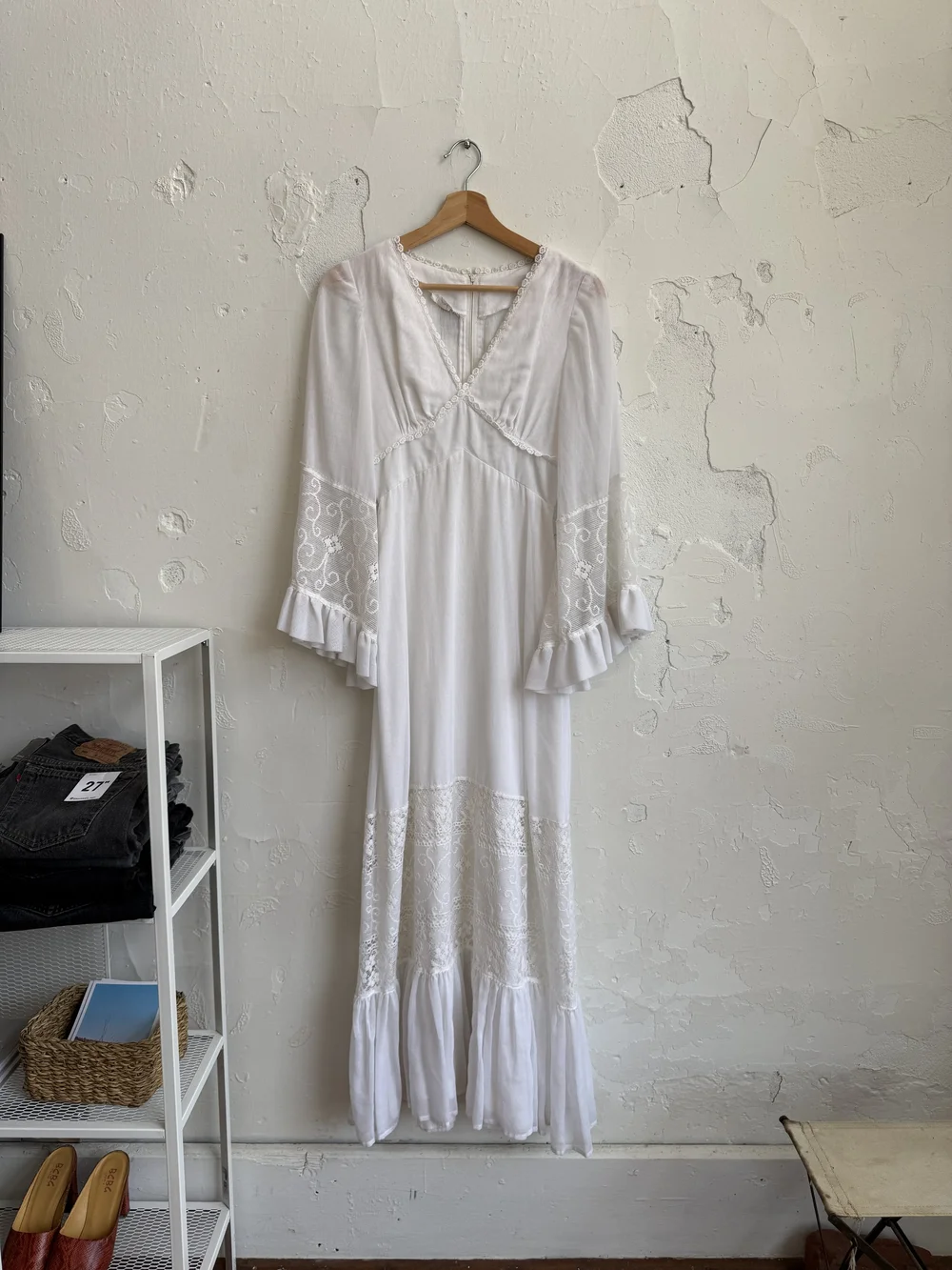 midi spaghetti strap dress Nefeli White Cowl-Neck A-Line Spaghetti-Strap – ELAGIA Color:Acacia-Vintaged Brass size:2T This little black dress A-Line Lace Boho Wedding