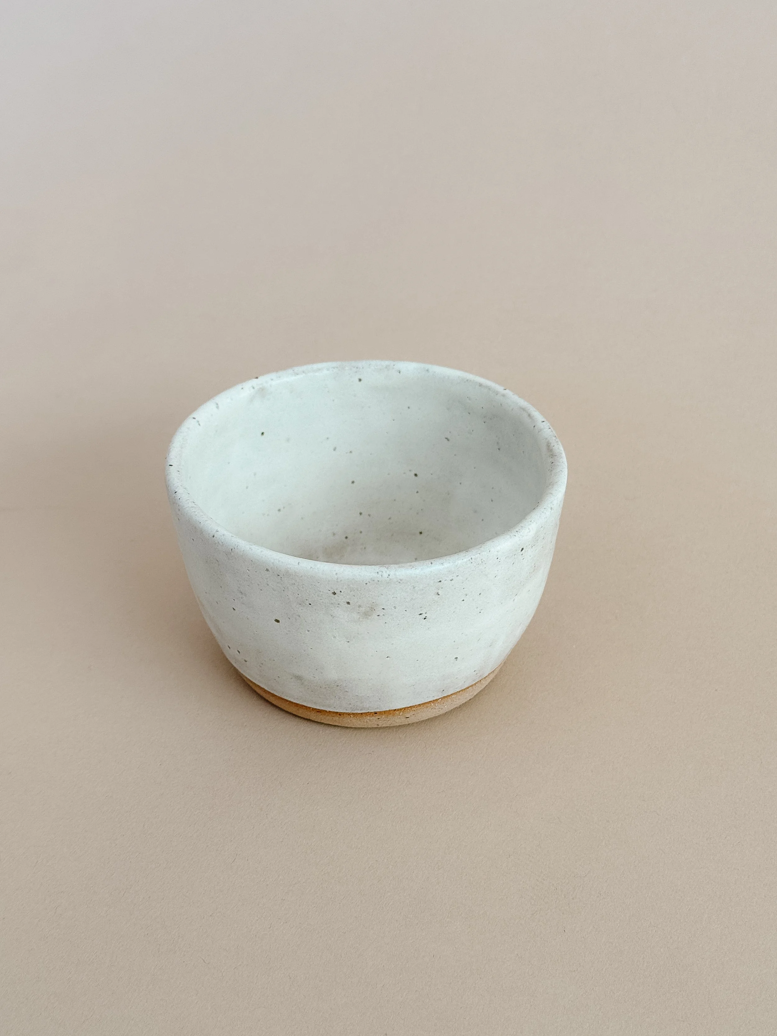 Speckled White Cafe Mug