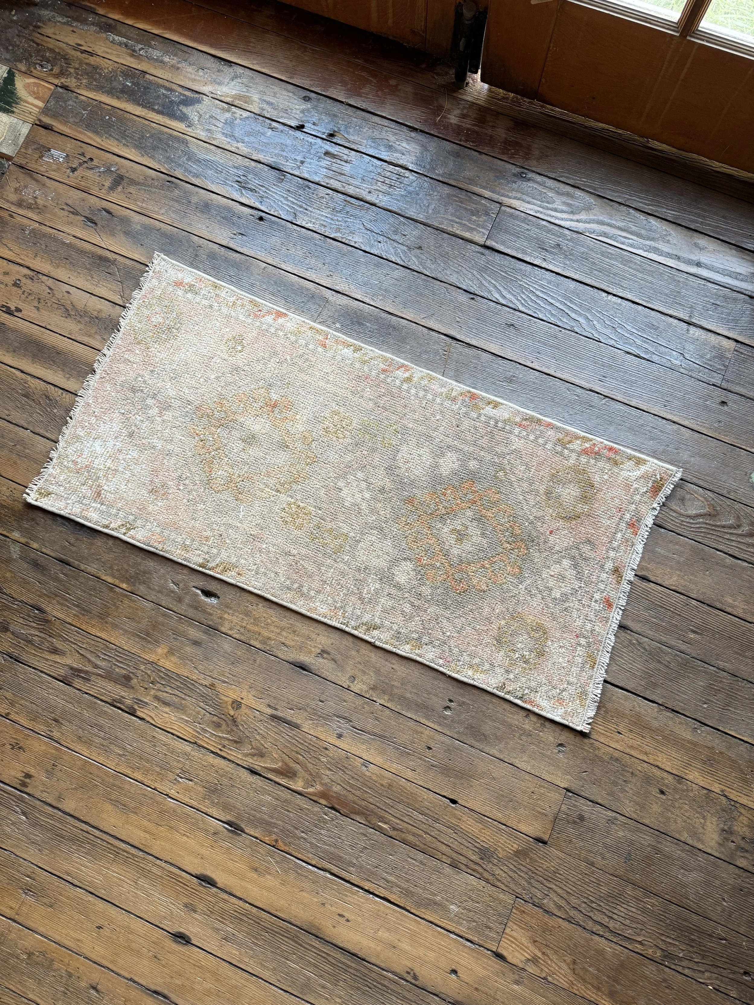 Mini Vintage Turkish Rug - Harvest Light