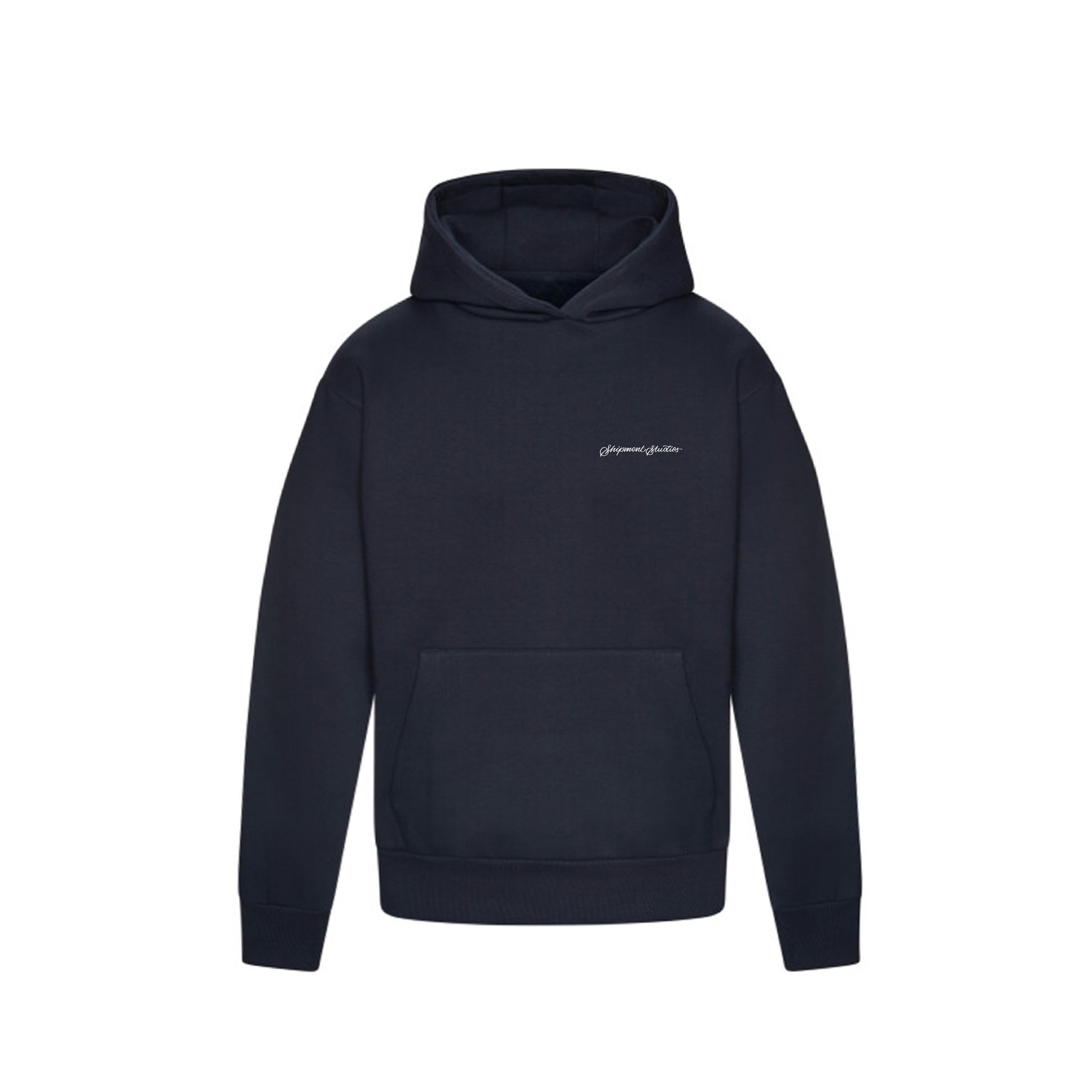 SCRIPT HOODIE - NAVY