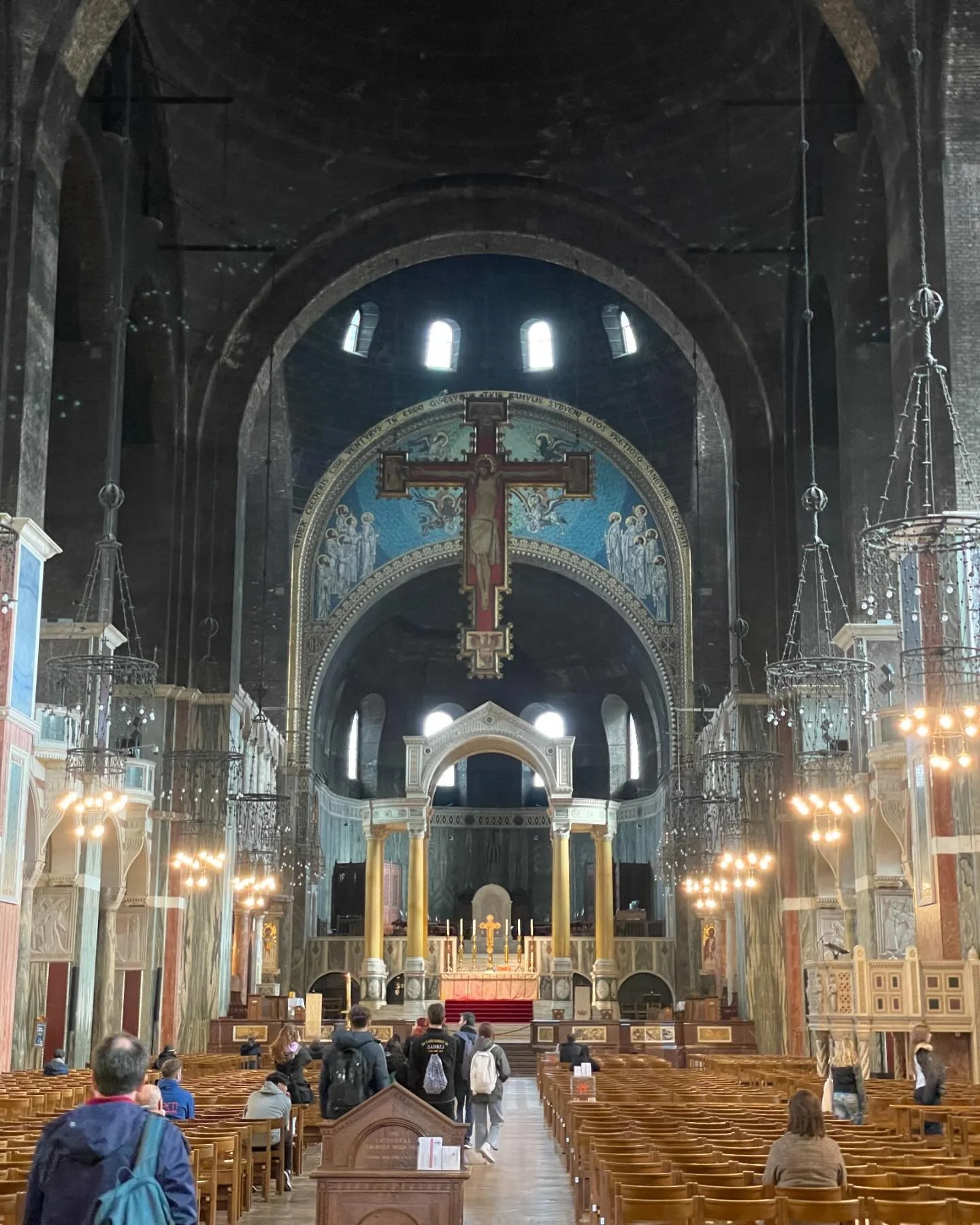 Went to support Dad for one of his last services at Westminster Cathedral, after just shy of 50 years of singing here. What a legend, what a brilliant man.