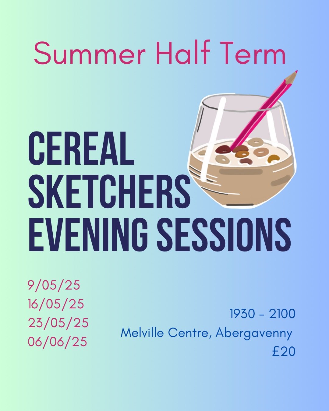 Evening Sessions: Whole Summer Half Term.