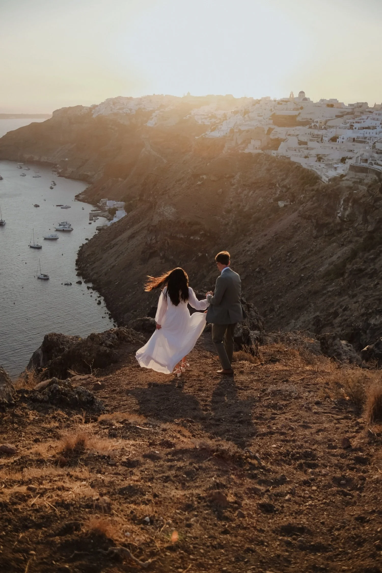 Capturing Love in Santorini: Mackenzie and Ryan’s Romantic Elopement Adventure