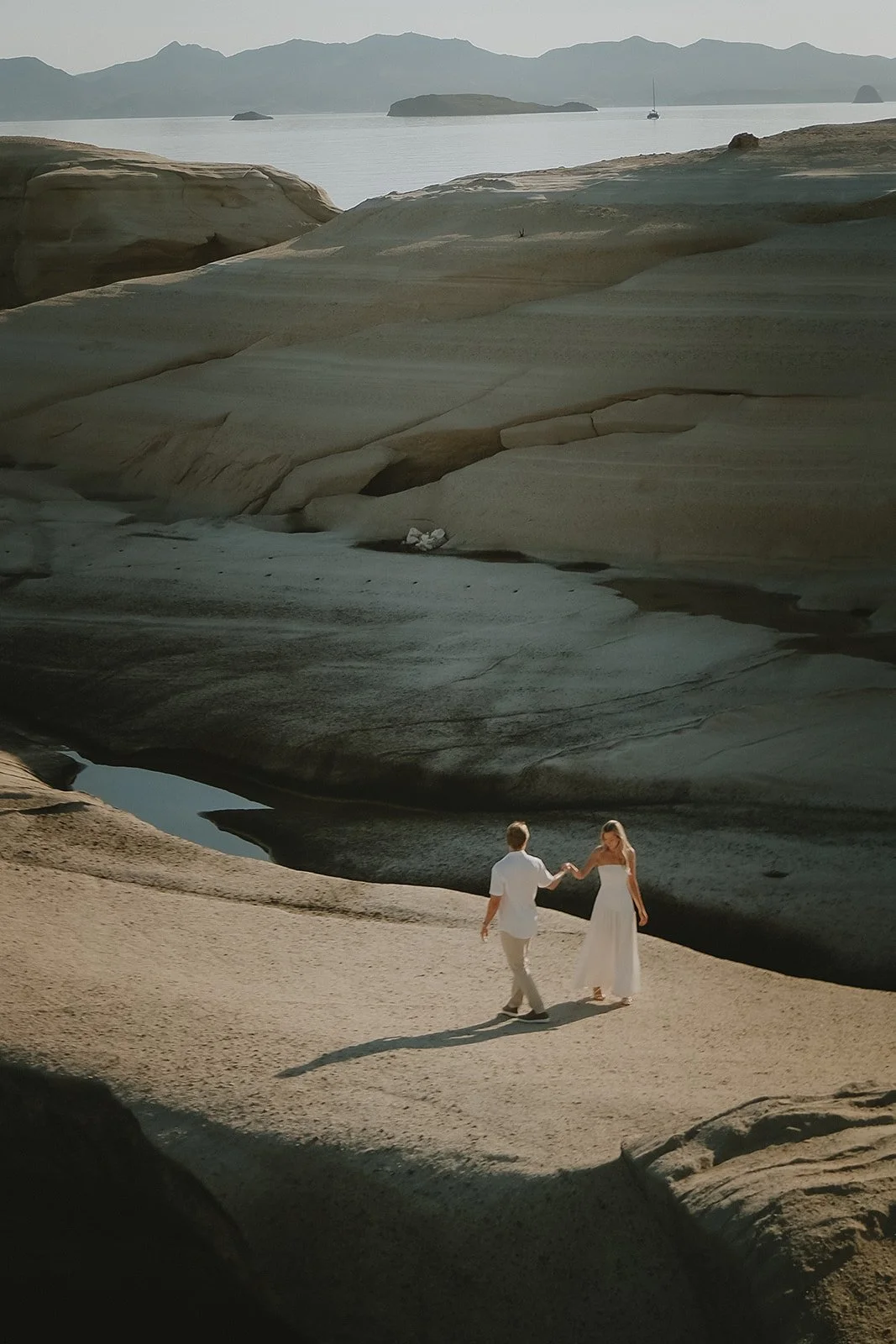 Engagement shoot in Milos