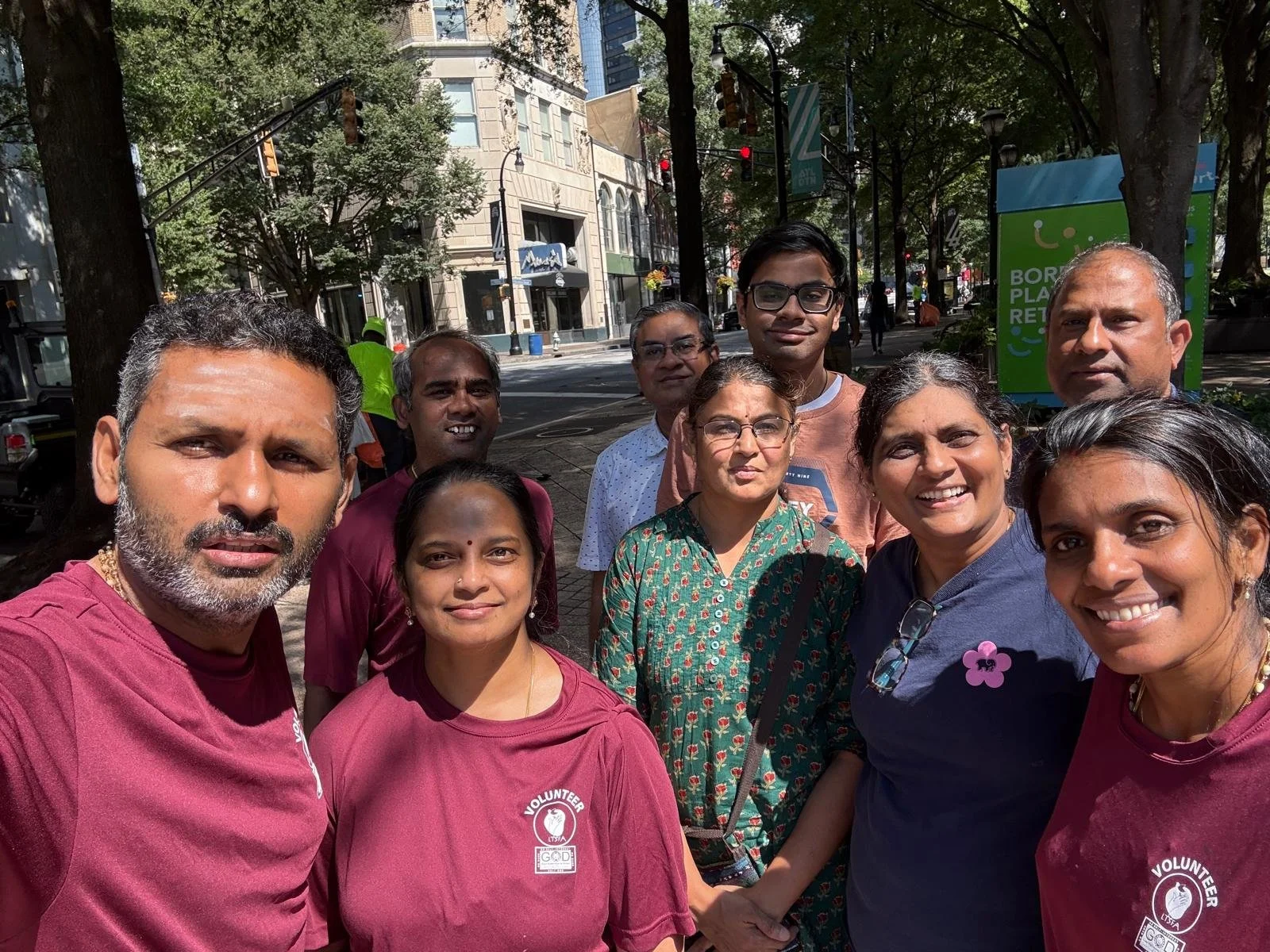 Food Donation at Woodruff park