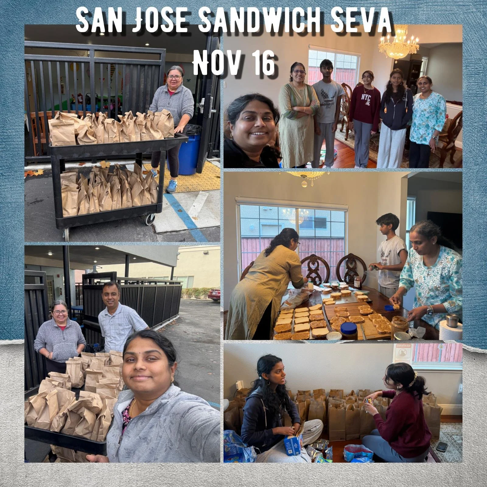 Successful Sandwich Seva in San Jose