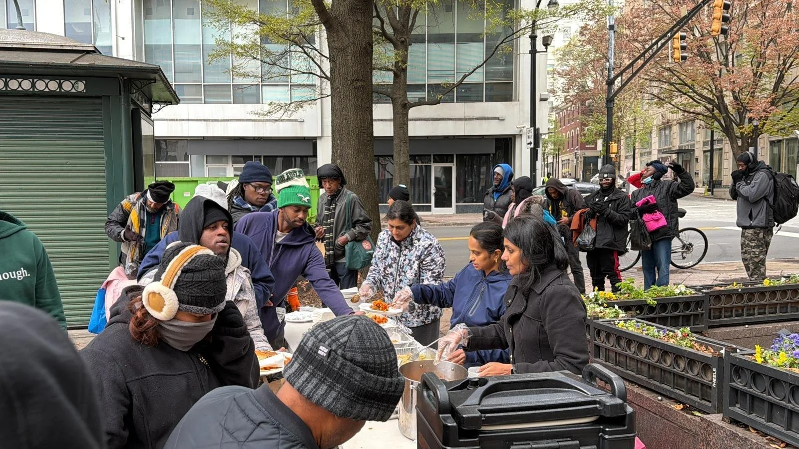  Food Donation Event at Woodruff Park