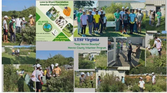 Greener Spaces: Love to Share Volunteers Join Keep Henrico Beautiful Project