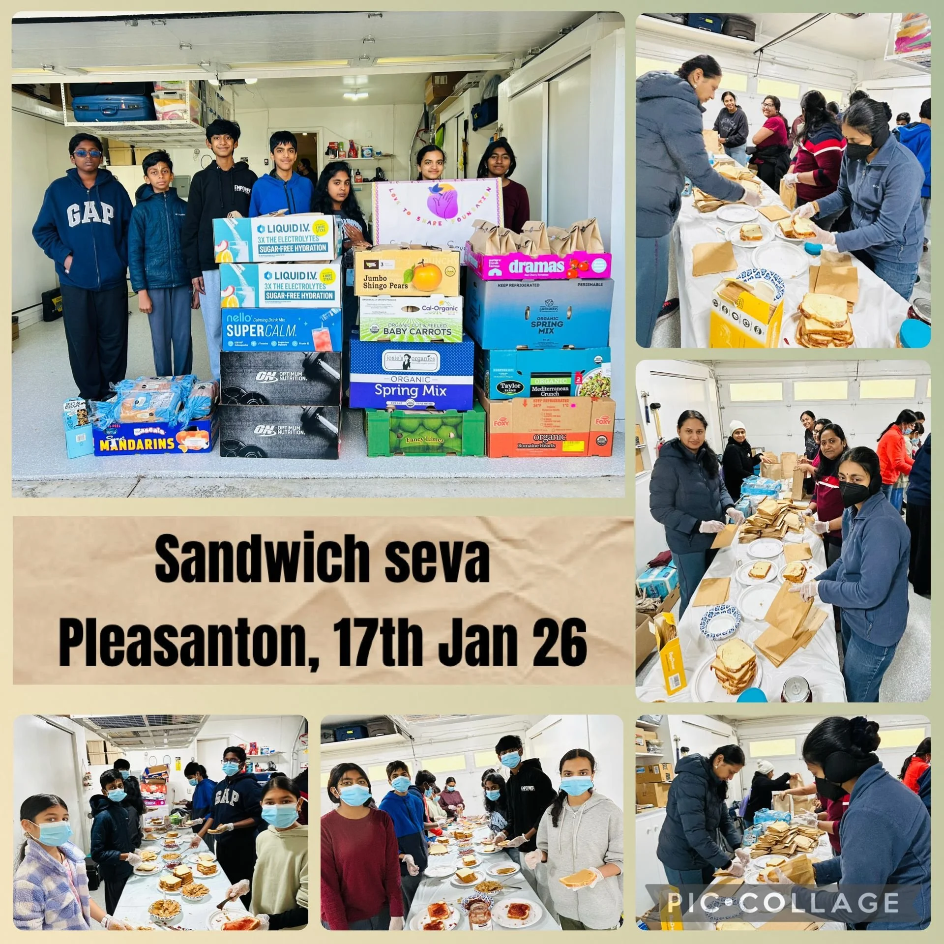 LTSFA Hosts Sandwich Seva in Dublin, CA