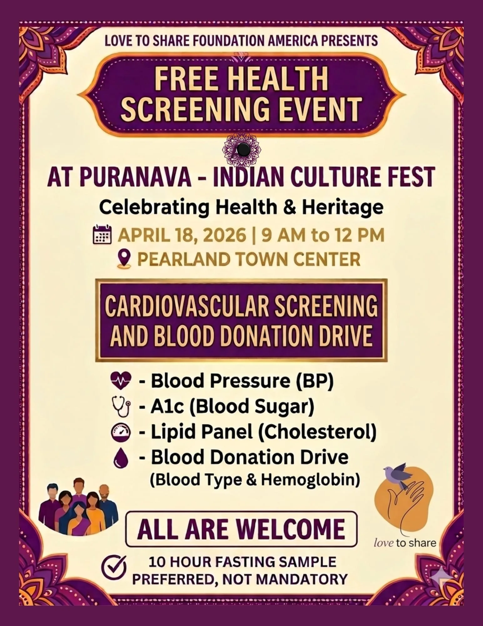 Free Health Screening at Puranava Event