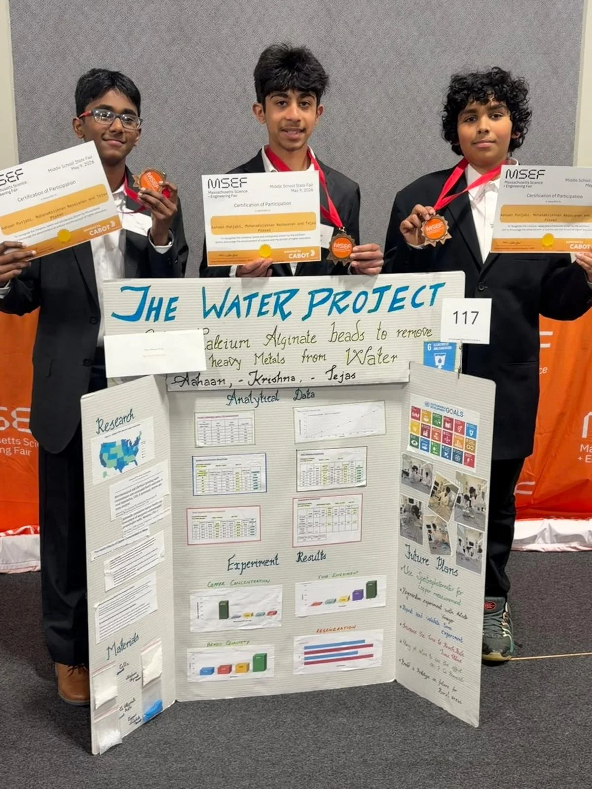 LTSFA MA Student Team Earns Statewide Recognition for Sustainable Water Purification Project