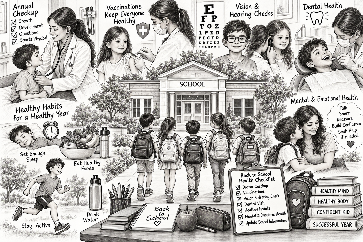 BACK TO SCHOOL HEALTH CHECK-LIST